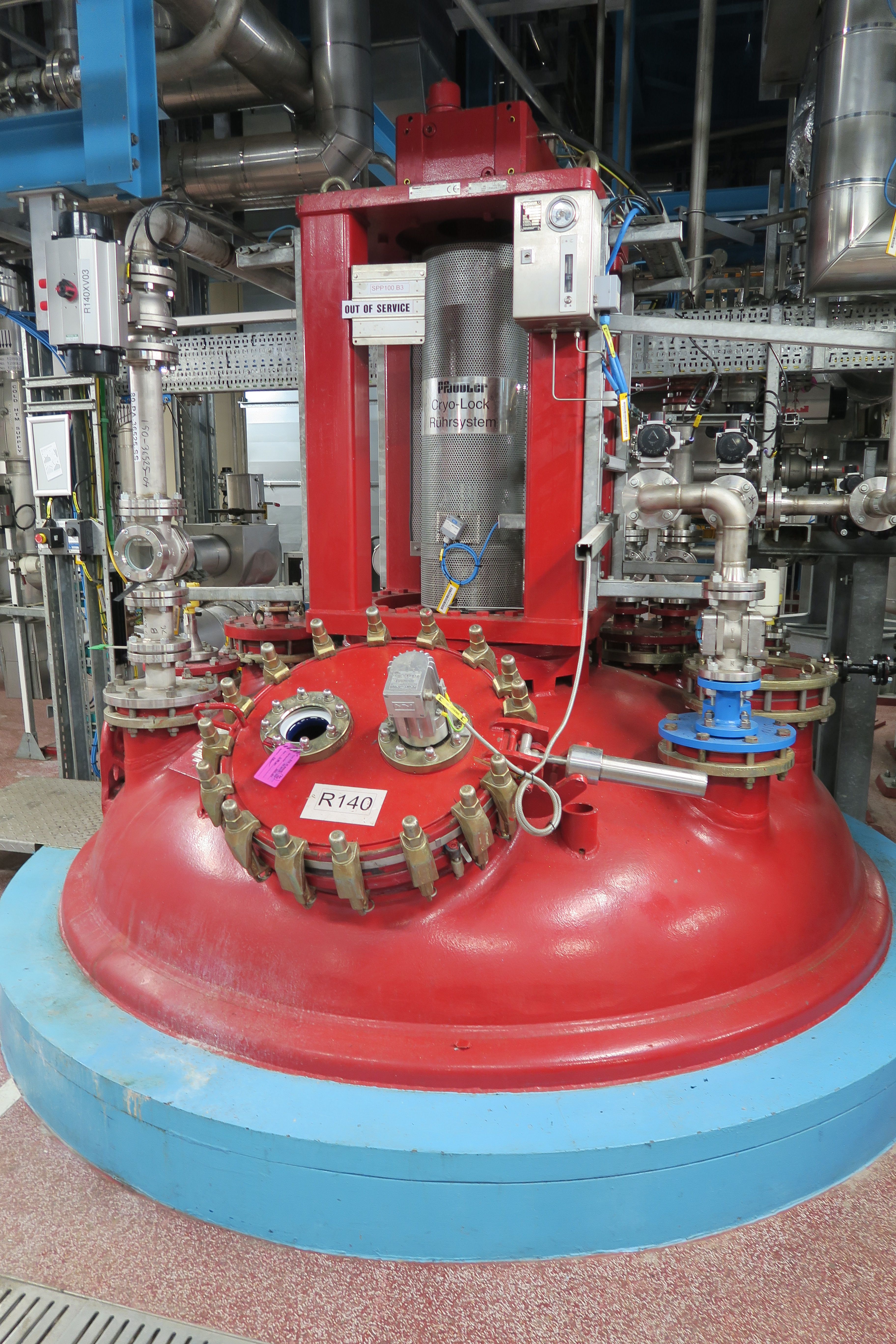 Glasslined Pfaudler BE Batch-Type Agitated Reactor - IPP# 243163