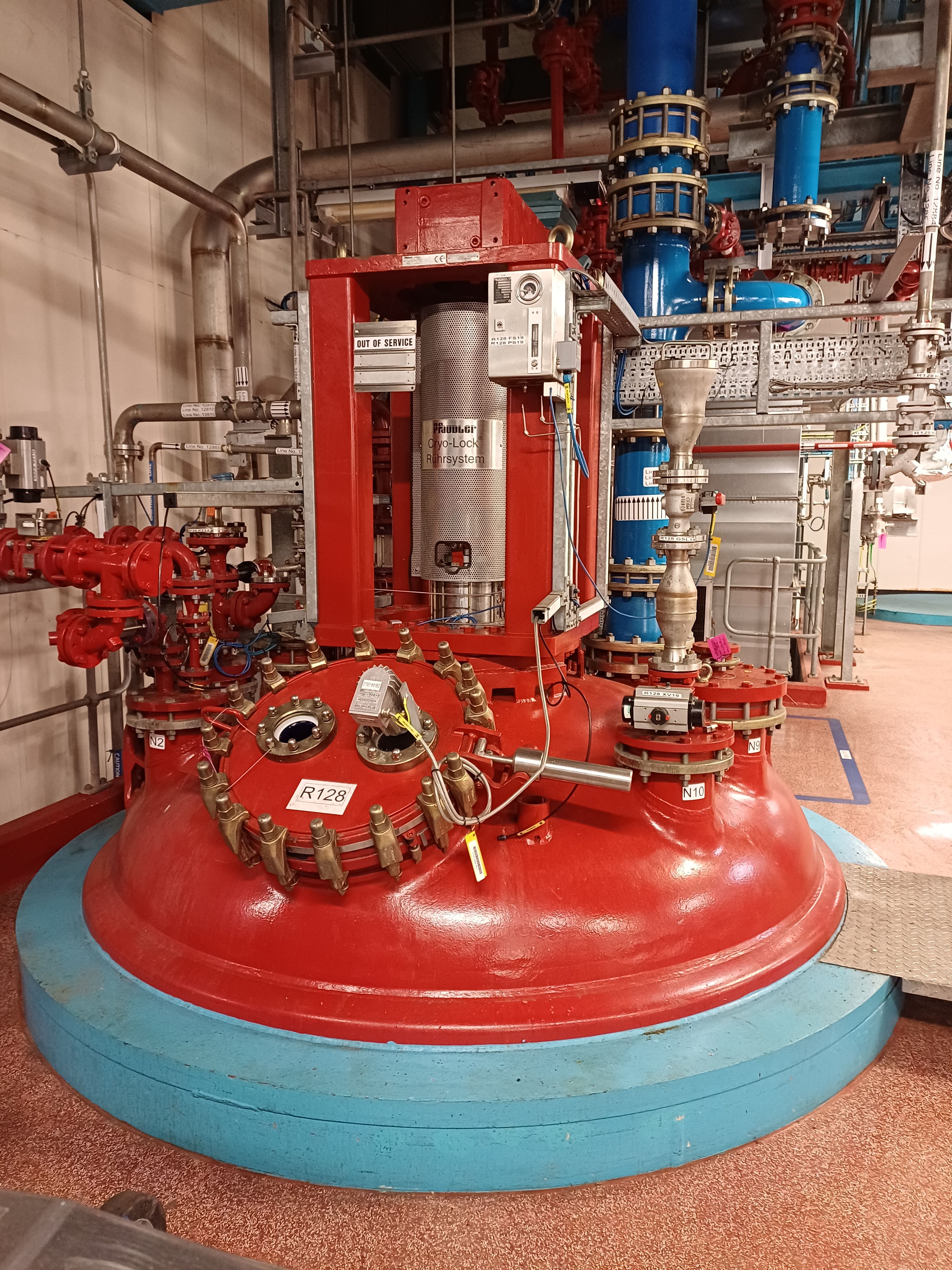 Glasslined Pfaudler BE Batch-Type Agitated Reactor - IPP# 243120