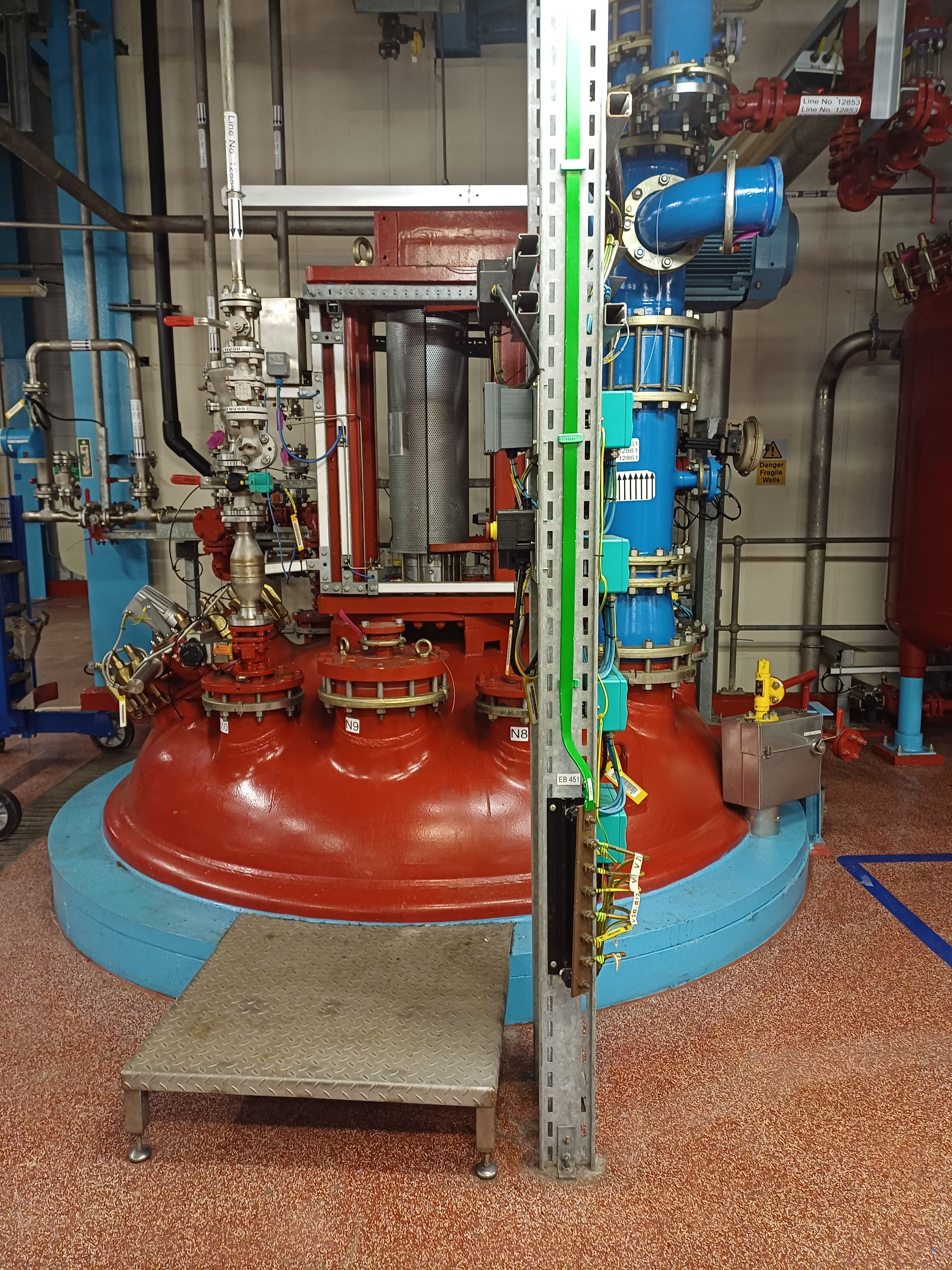 Glasslined Pfaudler BE Batch-Type Agitated Reactor - IPP# 243120