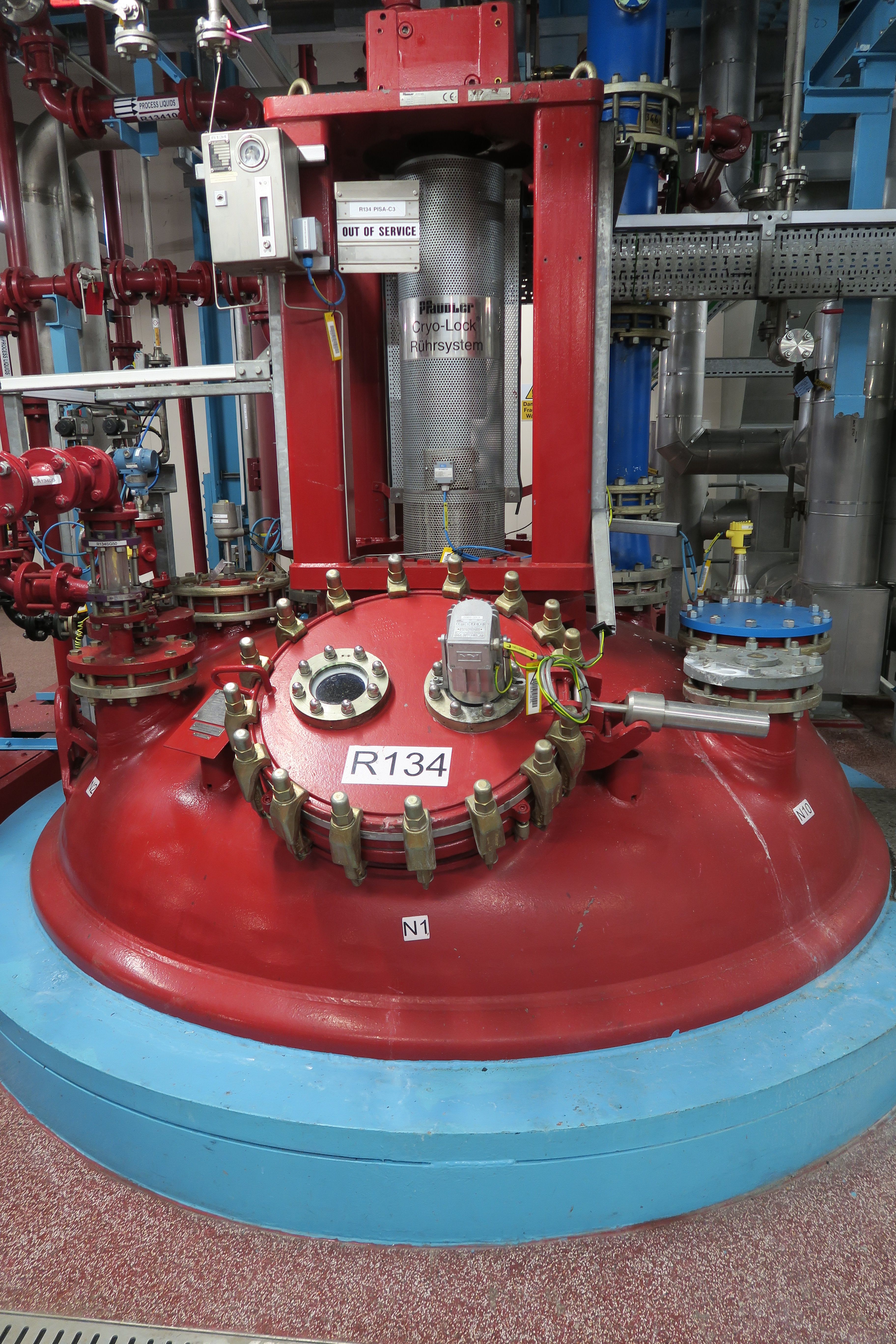 Glasslined Pfaudler BE Batch-Type Agitated Reactor - IPP# 243132