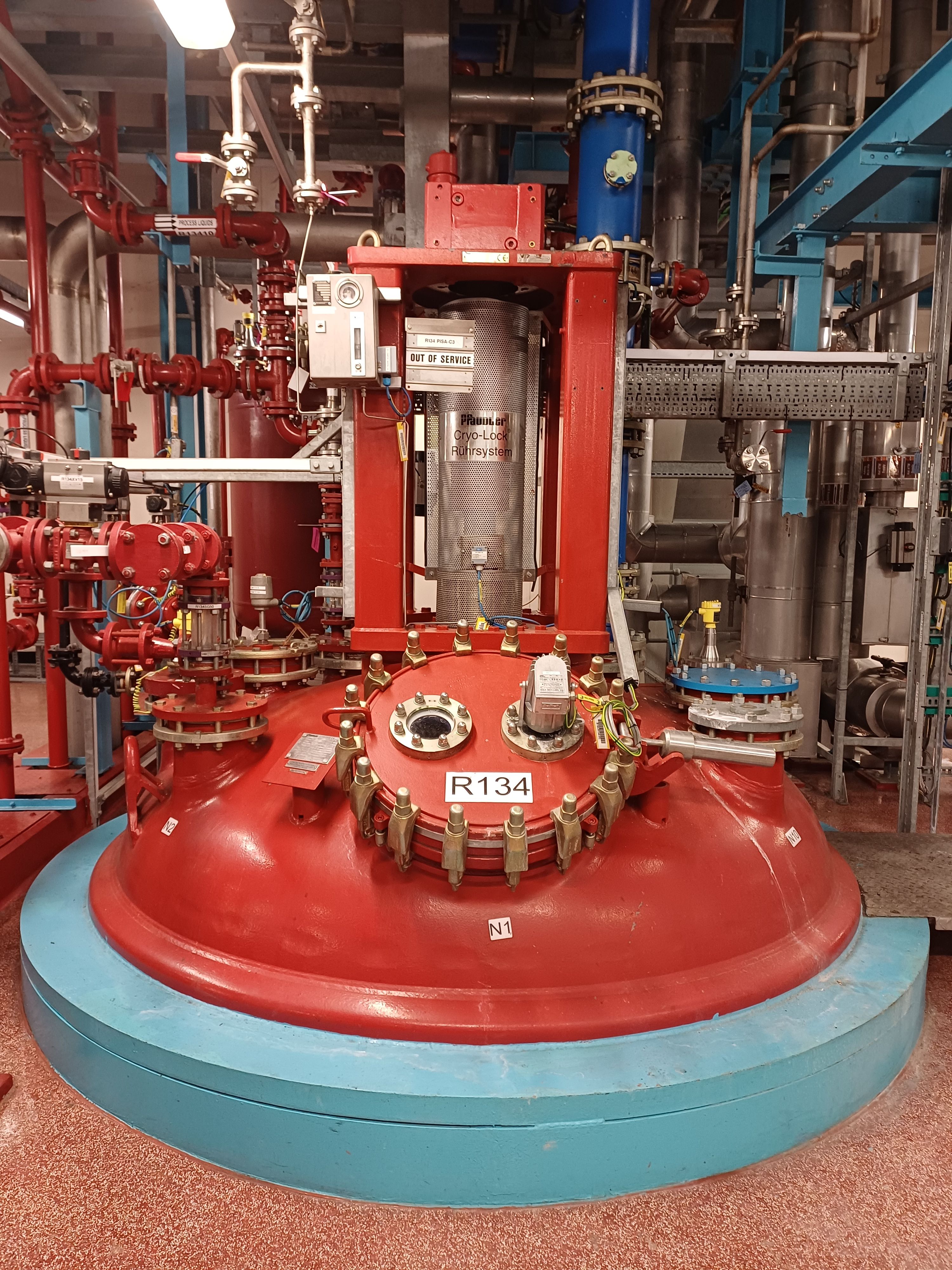 Glasslined Pfaudler BE Batch-Type Agitated Reactor - IPP# 243132