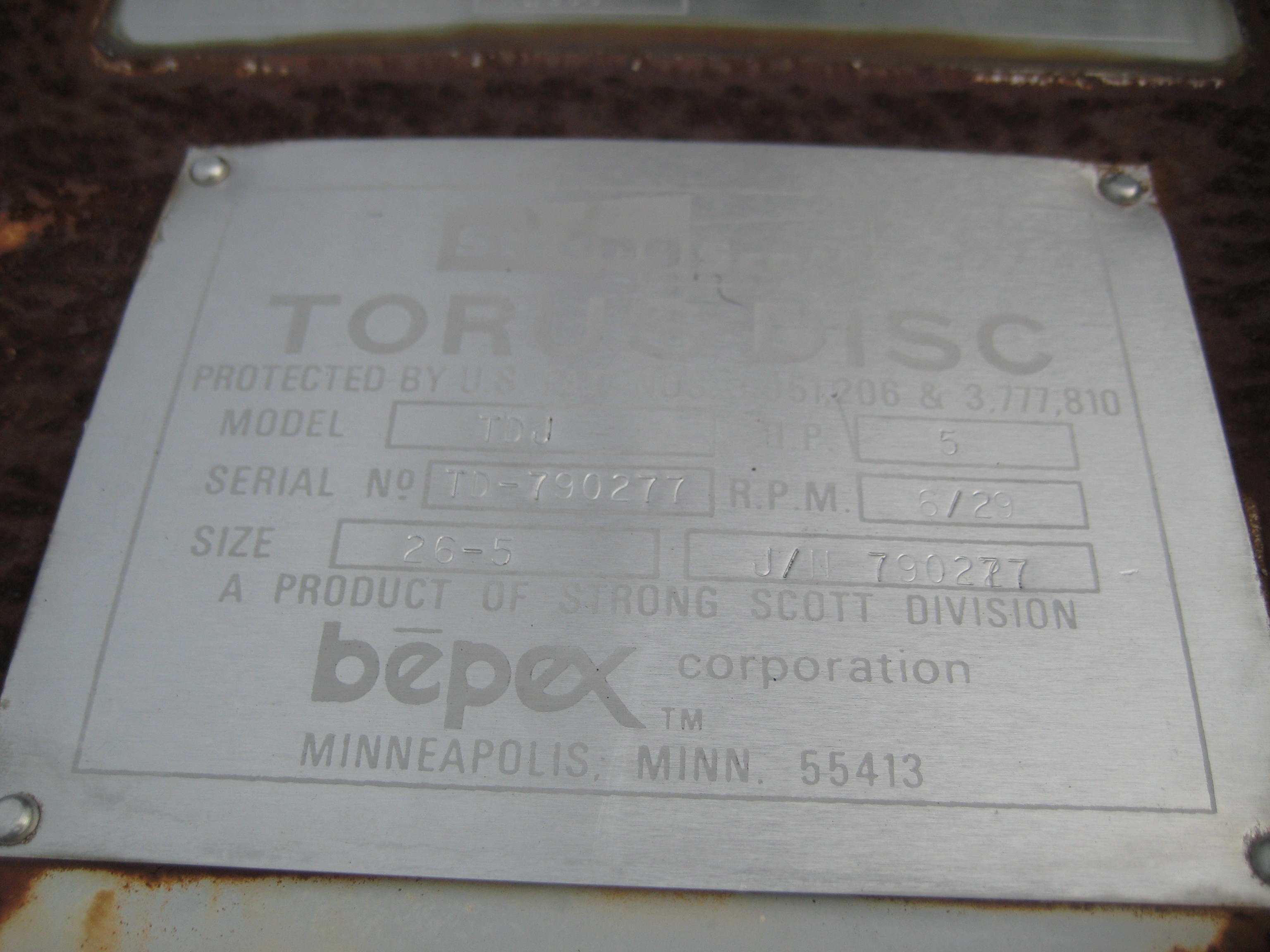 Carbon Steel Dryer-Thermal Disc - IPP# 33050