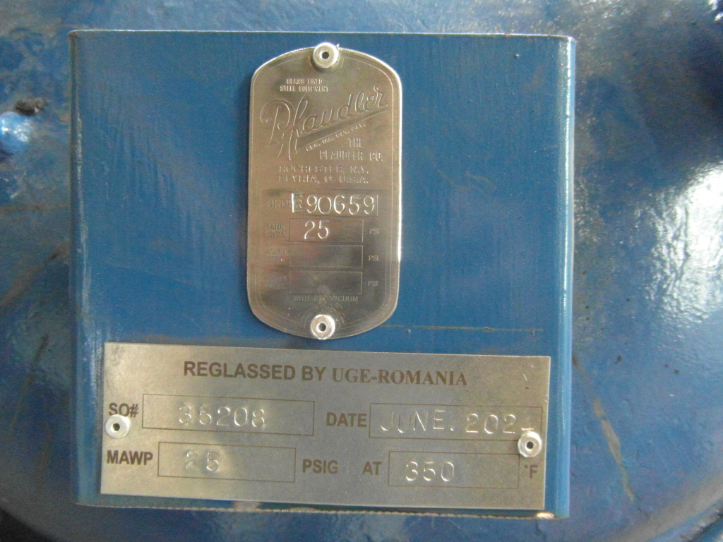 Glasslined Main Cover Glass Lined Parts - IPP# 35208