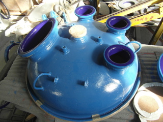 Glasslined Tank Cover Glass Lined Parts