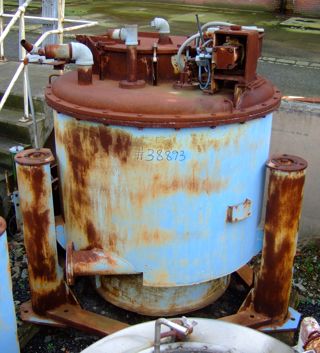 Stainless Steel 316 Robatel DTS-1250-K2 Auto Discharge-Bottom Centrifuge-Basket
