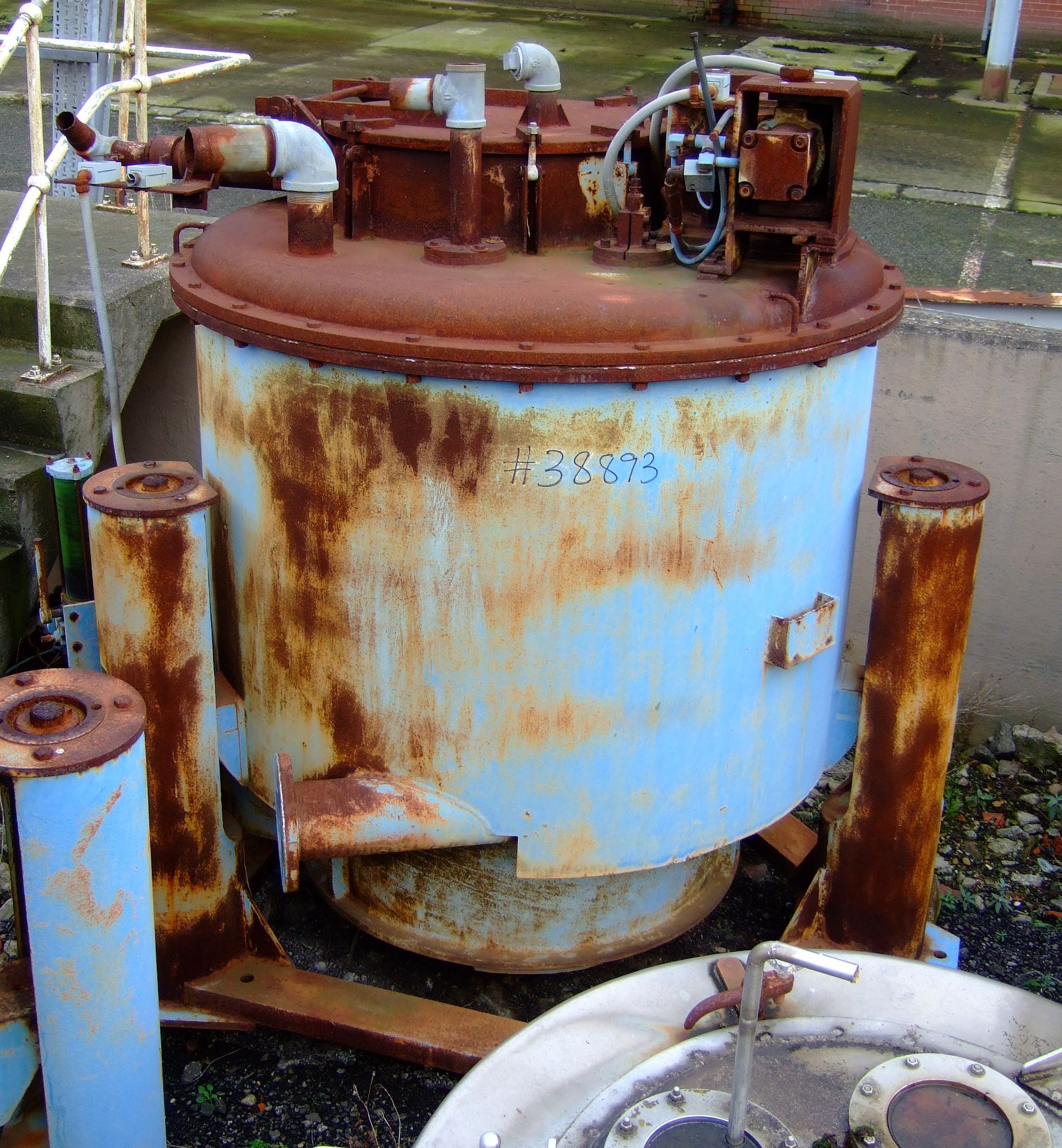 Stainless Steel 316 Robatel DTS-1250-K2 Auto Discharge-Bottom Centrifuge-Basket - IPP# 38893