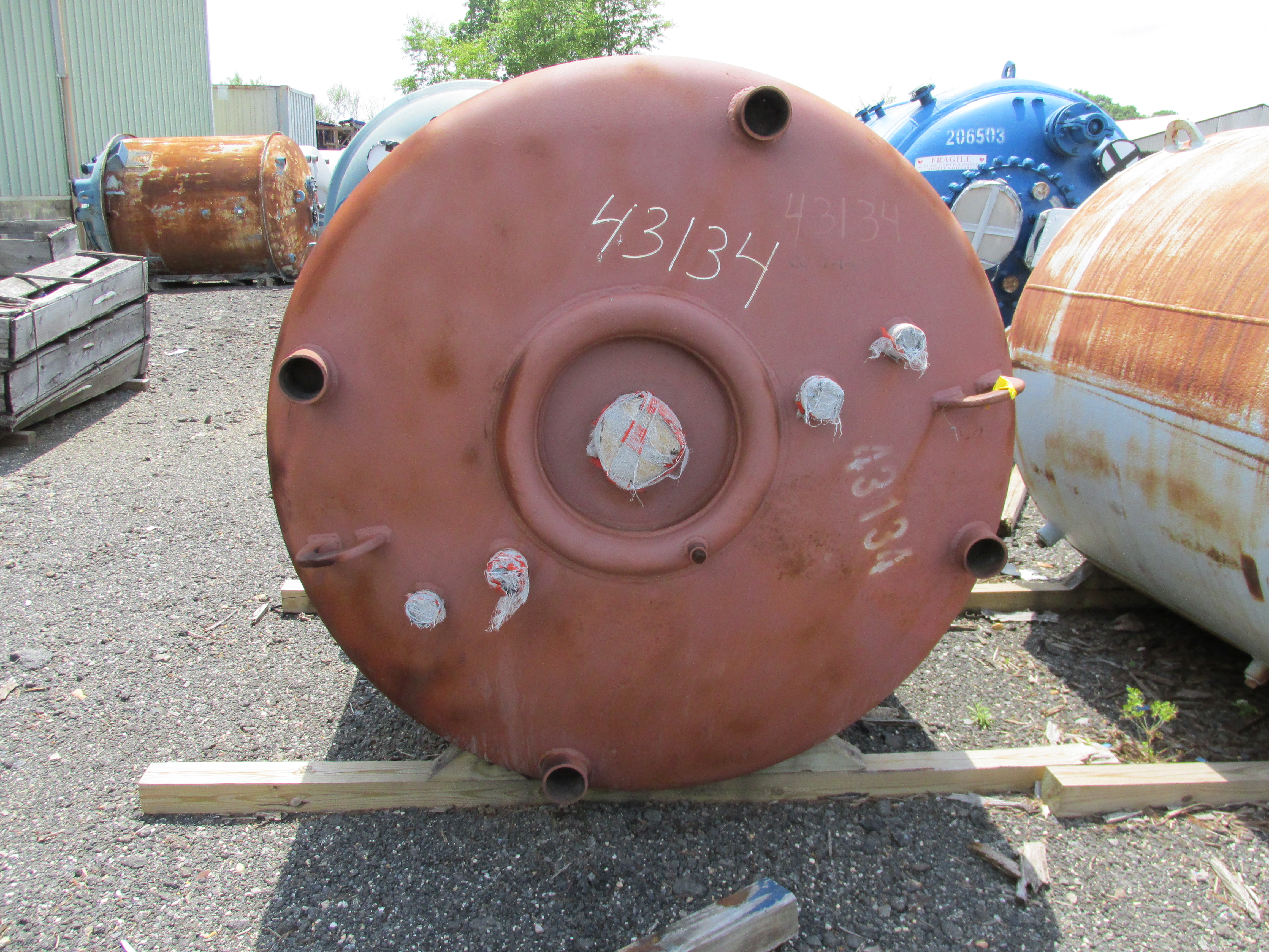 Glasslined Pfaudler RA Batch Type Body Only Reactor - IPP# 43134