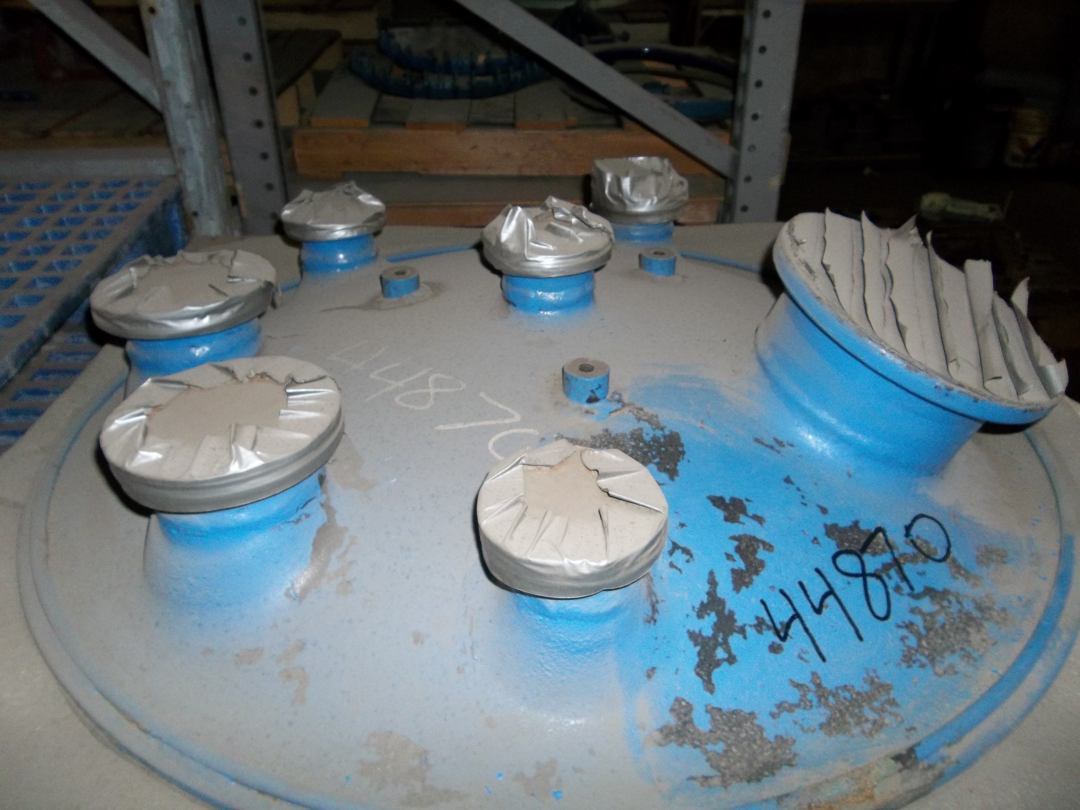  Glasslined Tank Cover Glass Lined Parts 378.5 L (100 gallons) For Sale - IPP# 44870