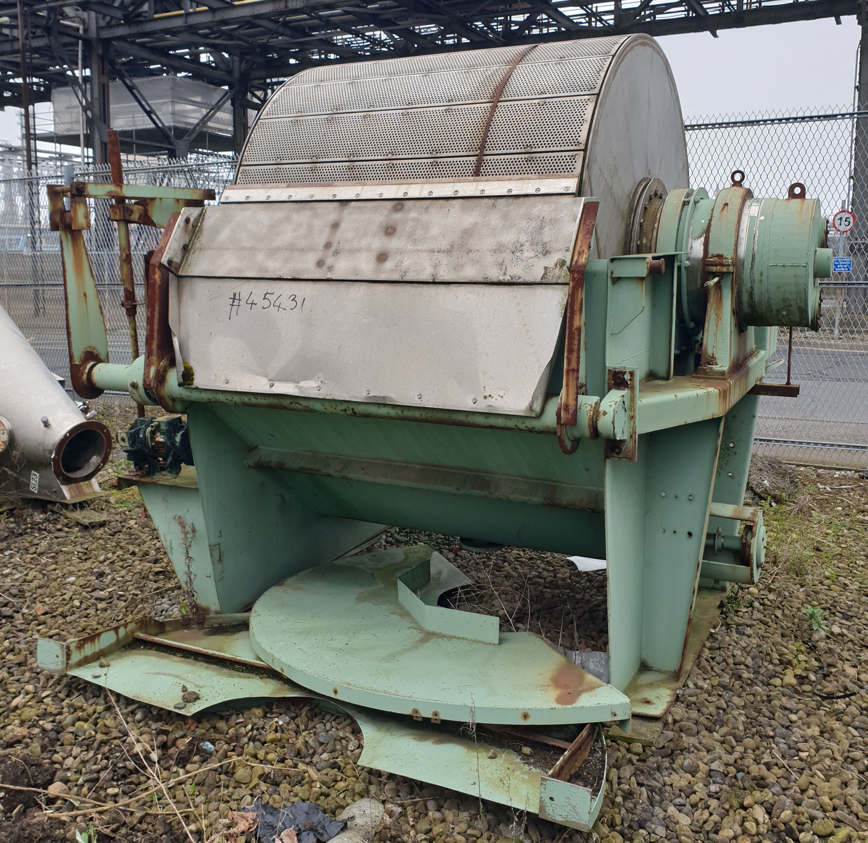  Rotary Vacuum Filter 8 m² (86.1 ft²) Stainless Steel 316 For Sale - IPP# 45431