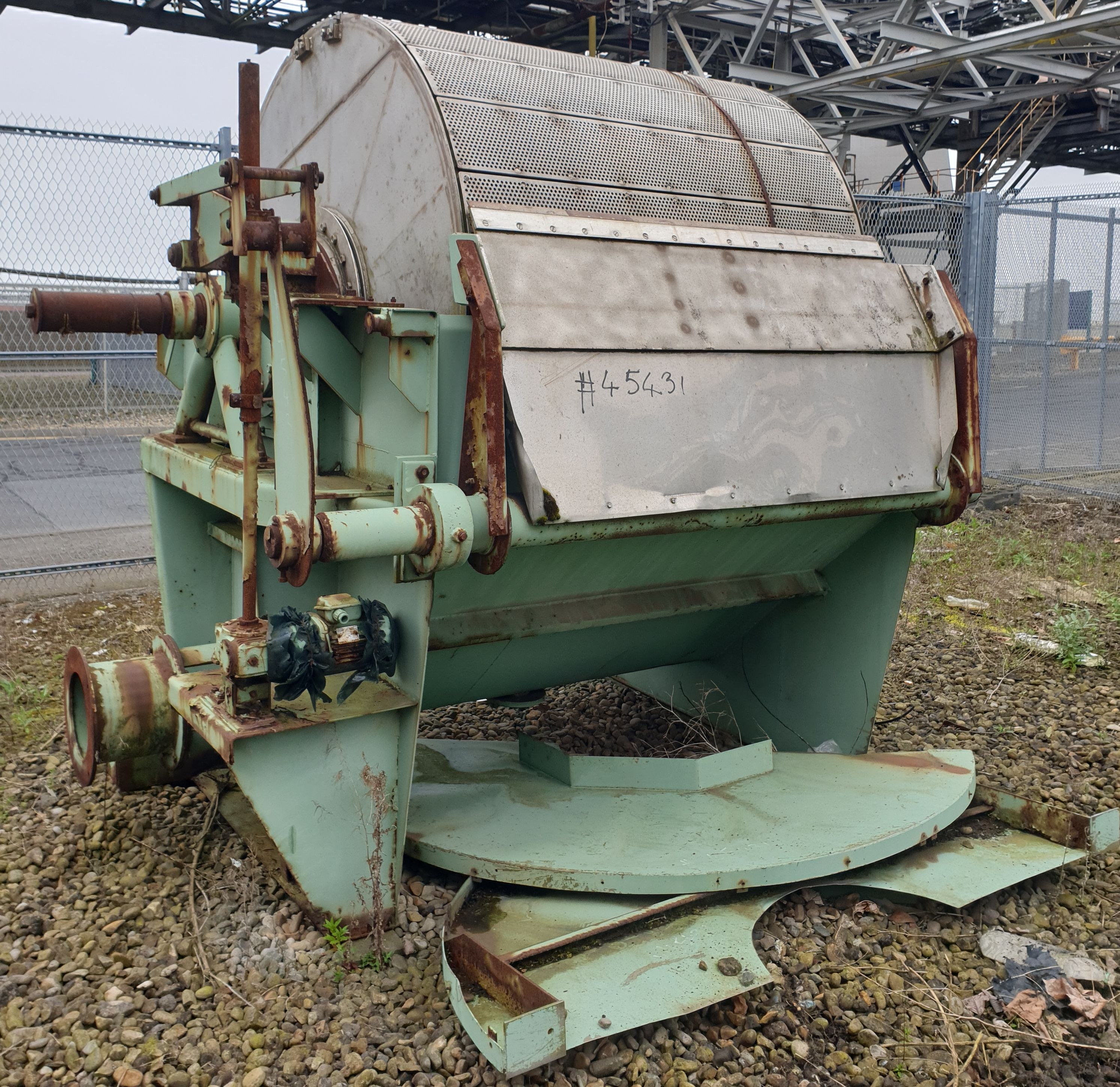  Rotary Vacuum Filter 8 m² (86.1 ft²) Stainless Steel 316 For Sale - IPP# 45431