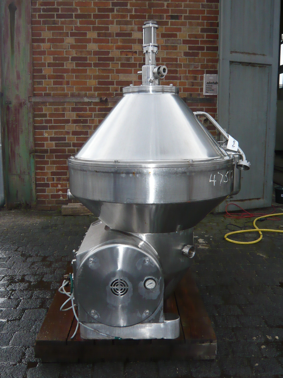   Centrifuge-Disc Bowl 22 kW (29.5 HP) Stainless Steel Other For Sale - IPP# 47512