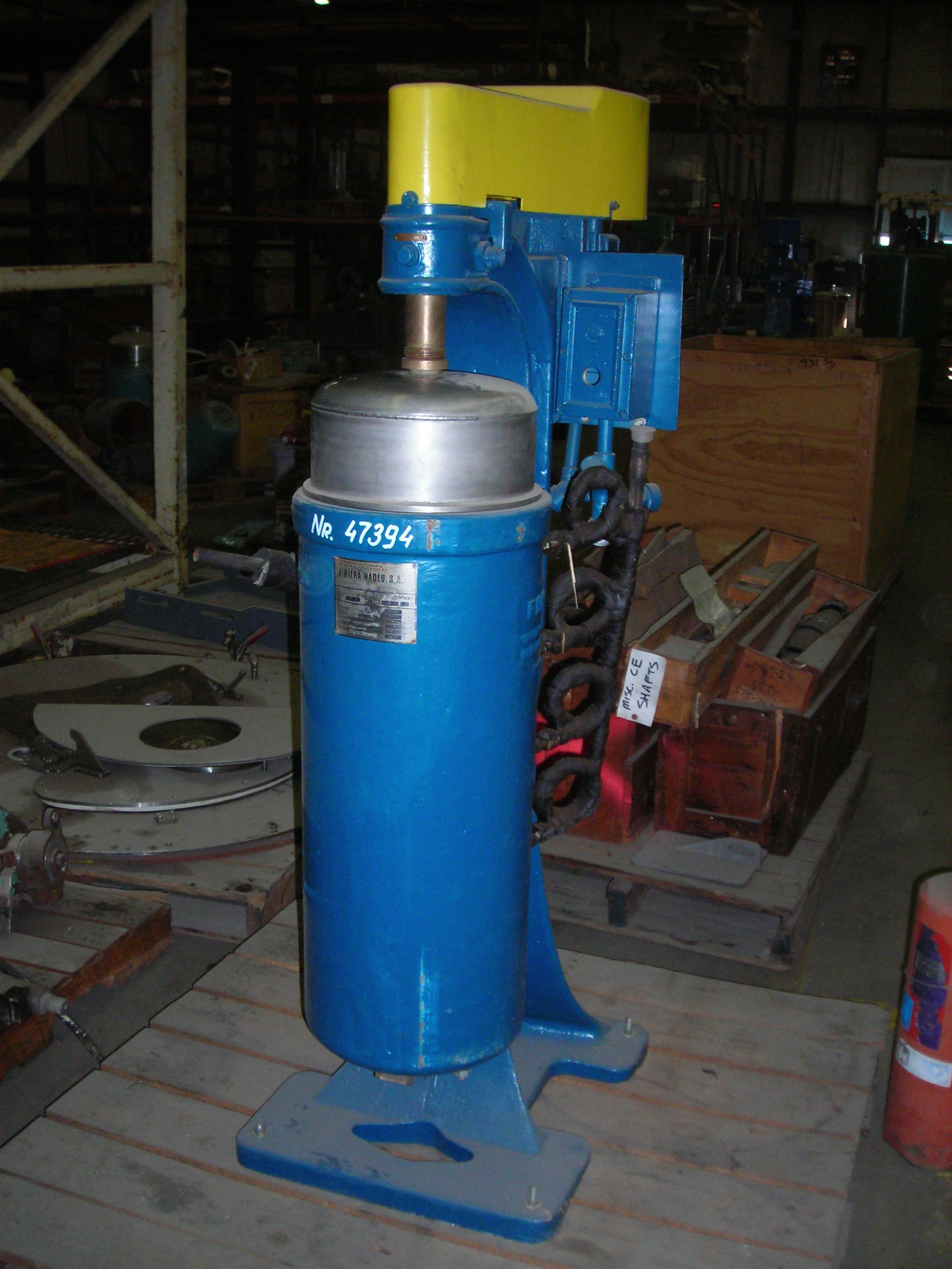Stainless Steel 316 Rina  Centrifuge-Misc. & Hydraulic - IPP# 47394