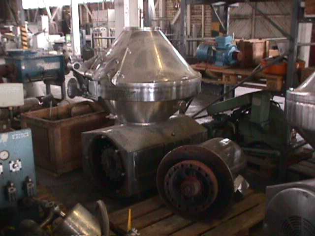   Centrifuge-Disc Bowl 35 kW (47 HP) Stainless Steel Other For Sale - IPP# 49731