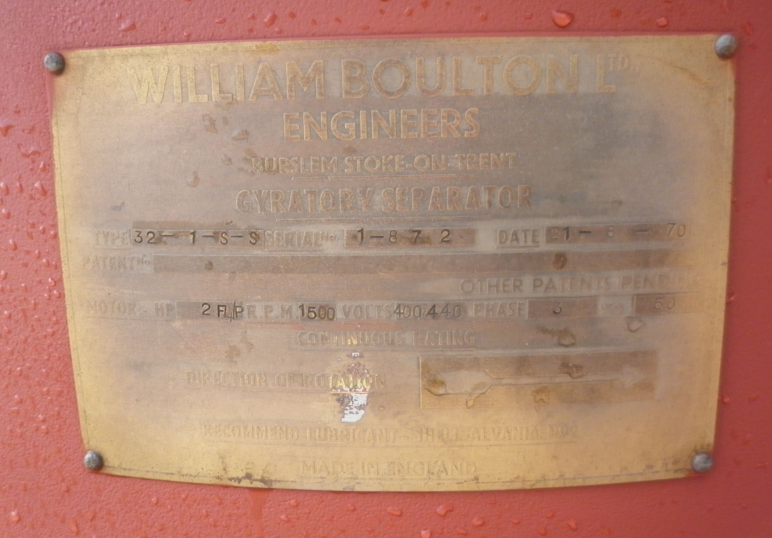  Stainless Steel 321 Separators Screener  For Sale - IPP# 704144