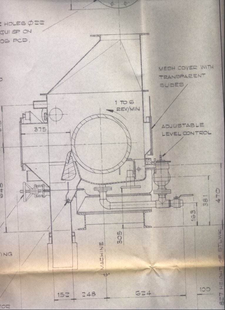  Stainless Steel 316  Dryer-Drum 456 mm (18 in) For Sale - IPP# 704610