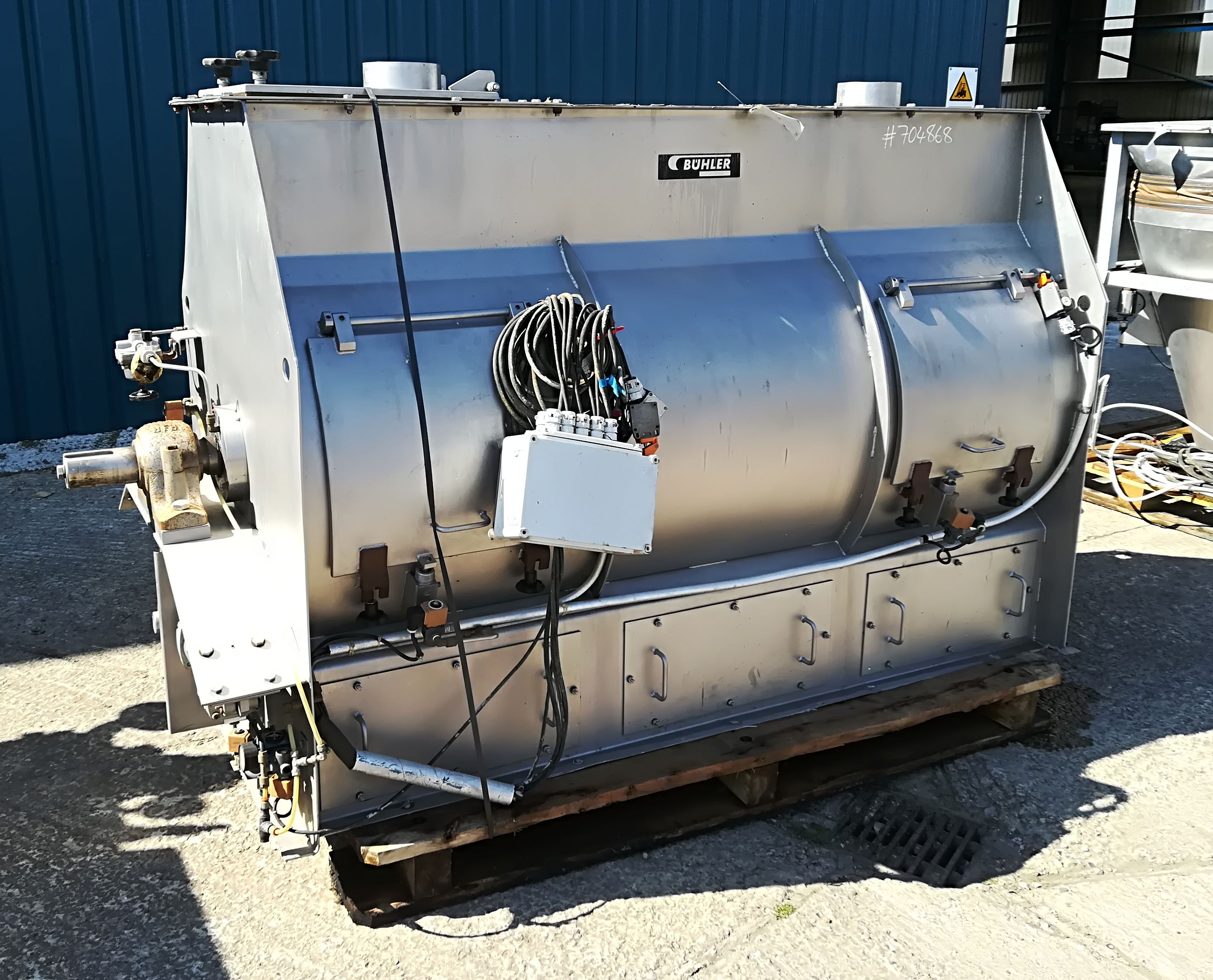   Mixer-Ribbon & Paddle 1.2 m3 (42.4 ft3) Stainless Steel 316 For Sale - IPP# 704868