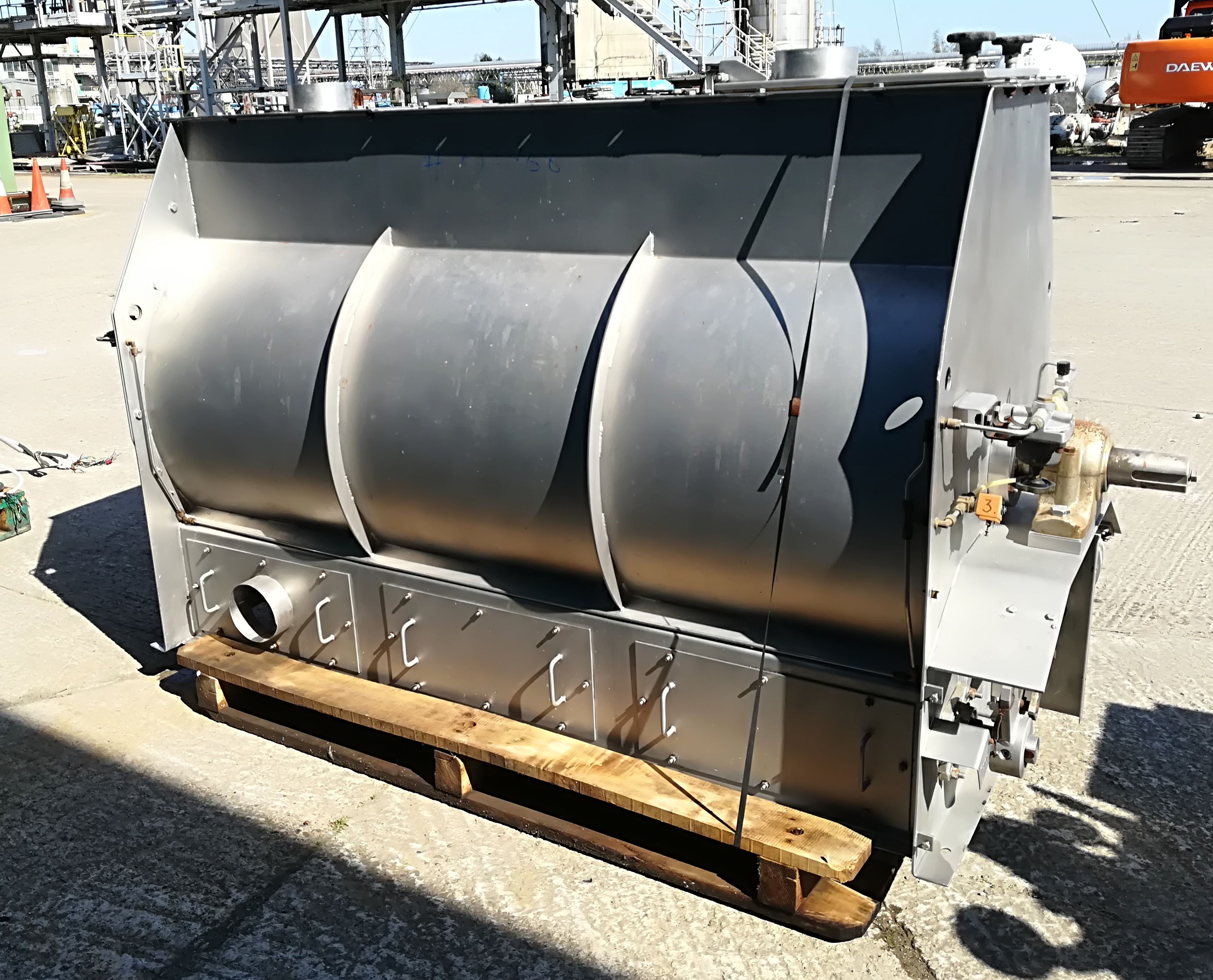   Mixer-Ribbon & Paddle 1.2 m3 (42.4 ft3) Stainless Steel 316 For Sale - IPP# 704868