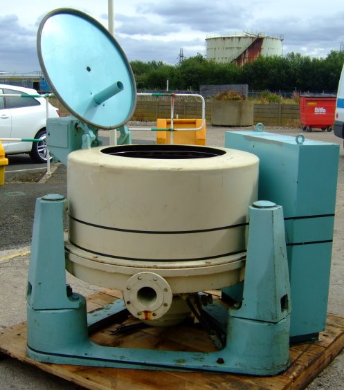  Stainless Steel 316 Manual Discharge-Top Centrifuge-Basket 850 mm (33.5 in) For Sale - IPP# 704885