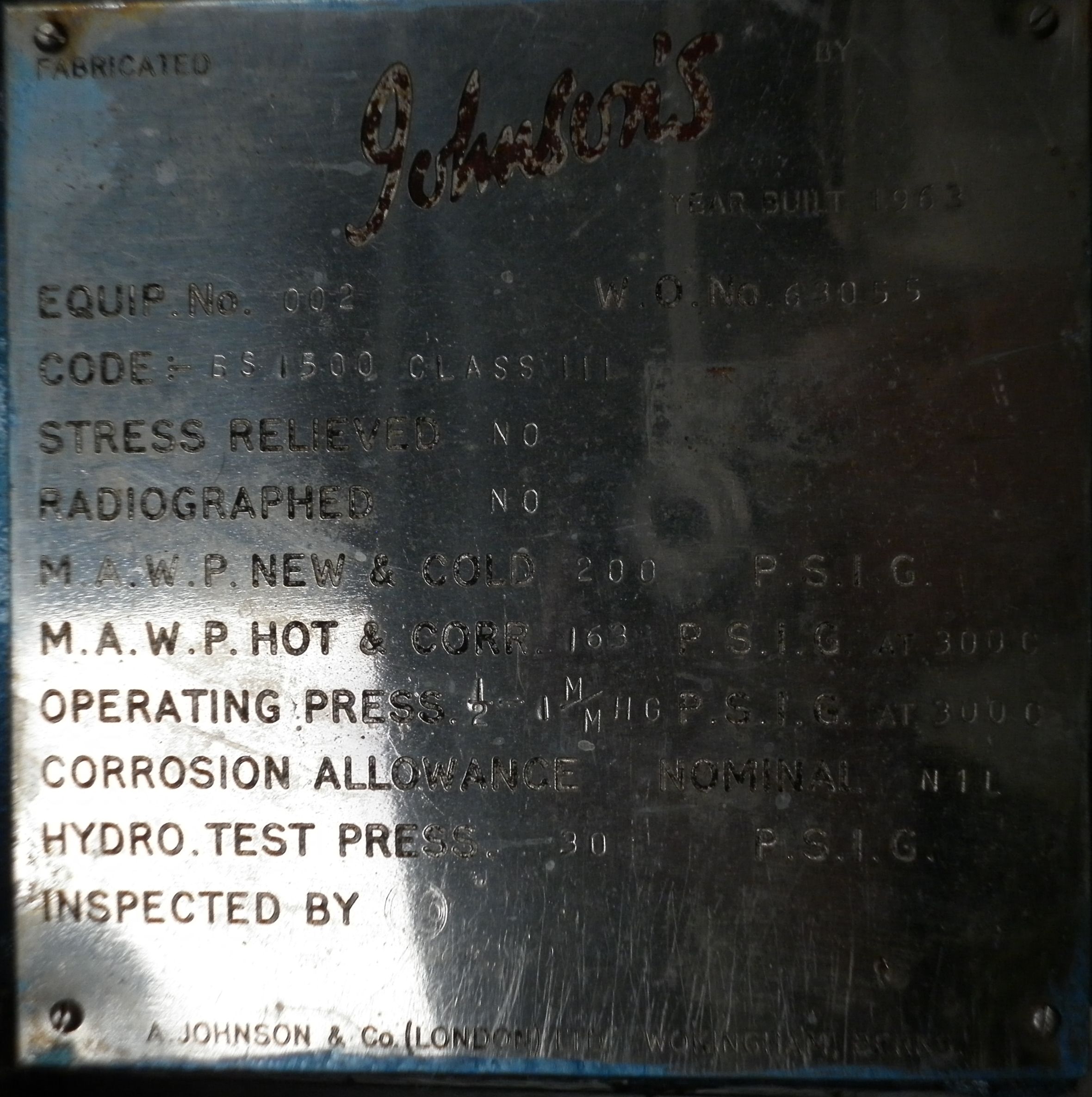  Stainless Steel 304 Wiped/Thin Film Evaporator  For Sale - IPP# 704959
