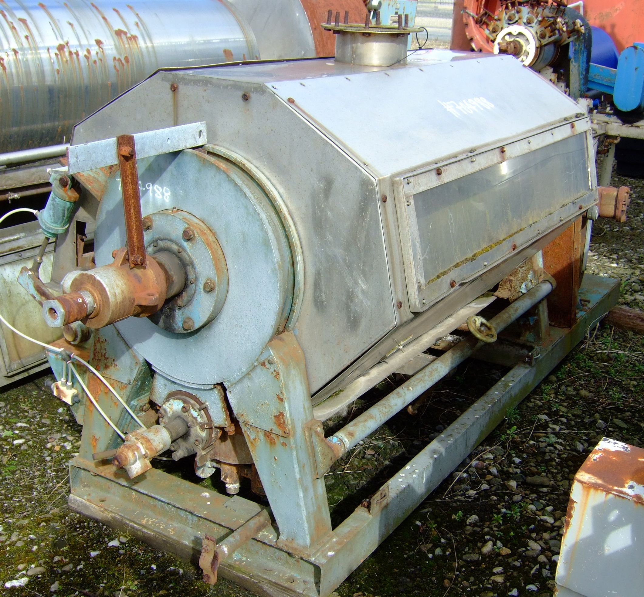  Stainless Steel 316  Dryer-Flaker Drum and Belt 600 mm (23.6 in) For Sale - IPP# 704988