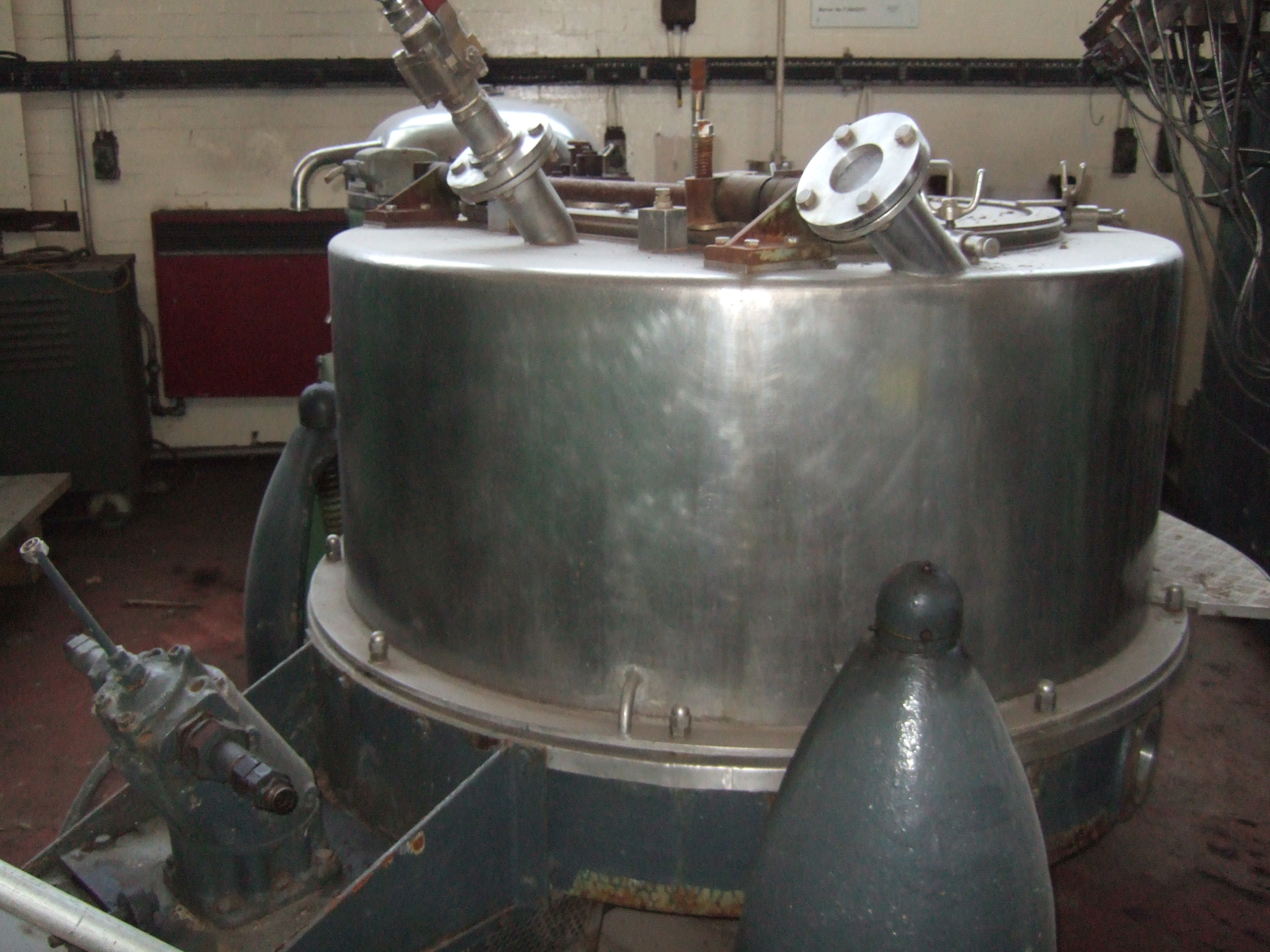  Stainless Steel Austenitic Manual Discharge-Top Centrifuge-Basket 1,200 mm (47.2 in) For Sale - IPP# 705477