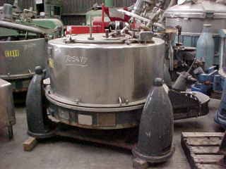 Stainless Steel Austenitic Manual Discharge-Top Centrifuge-Basket
