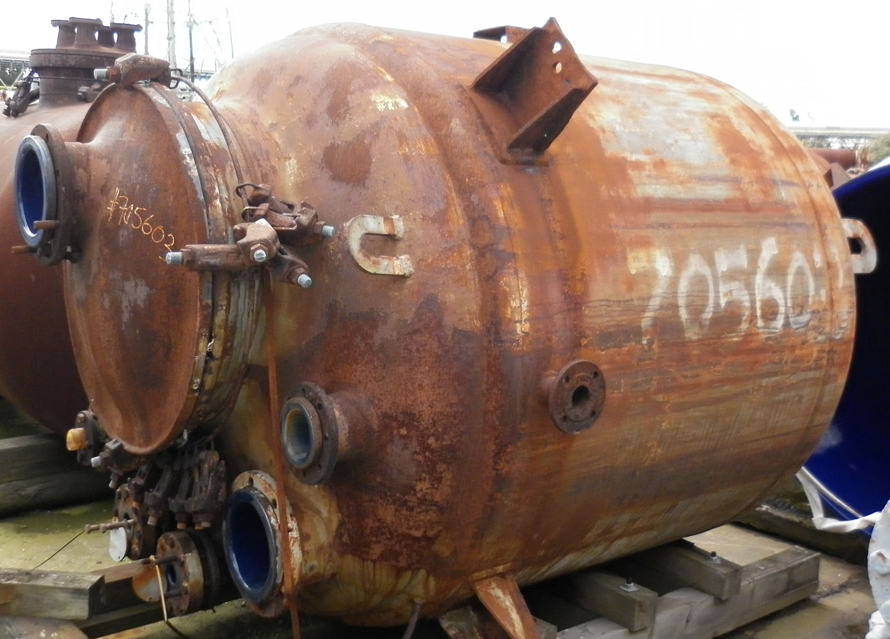Glasslined Schwelm Batch Type Body Only Reactor - IPP# 705603