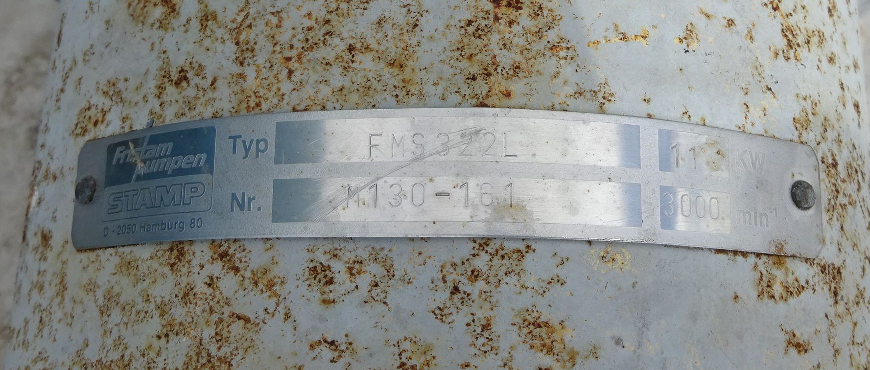 Stainless Steel 316 Fristram FMS-322-L Centrifugal Pump - IPP# 705882