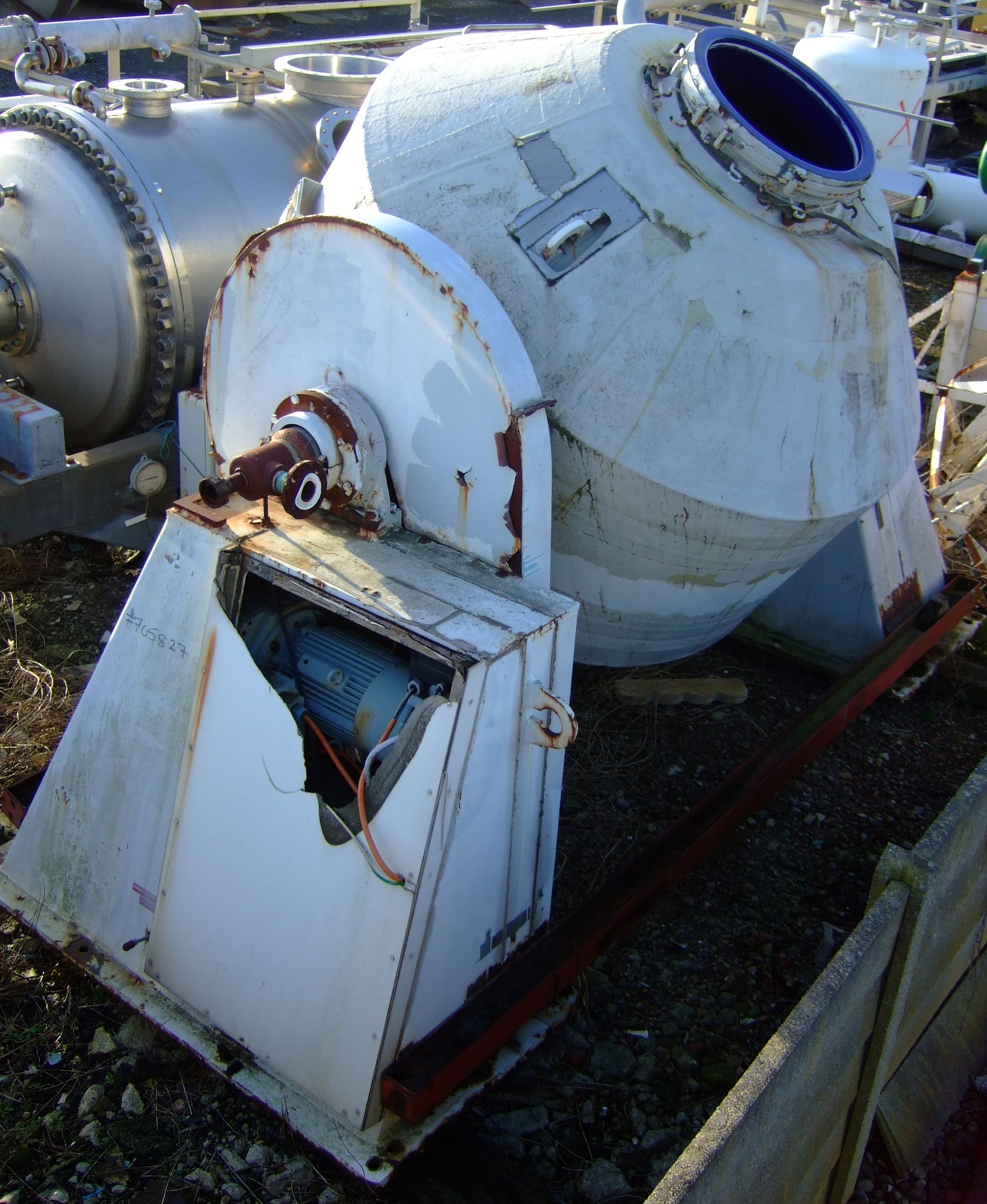  Glasslined  Dryer-Twin Shell & Double Cone 4 m3 (141.3 ft3) For Sale - IPP# 705827