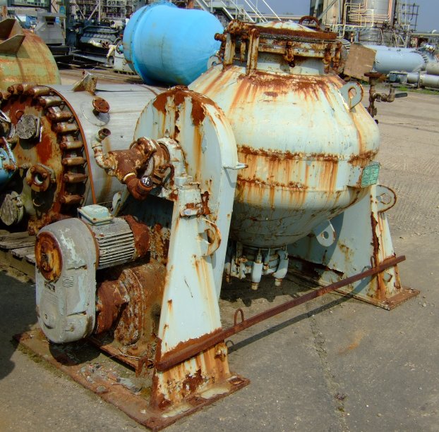  Glasslined  Dryer-Twin Shell & Double Cone 0.57 m3 (20 ft3) For Sale - IPP# 705826