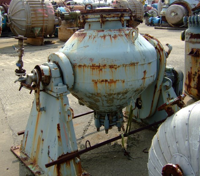  Glasslined  Dryer-Twin Shell & Double Cone 0.57 m3 (20 ft3) For Sale - IPP# 705826