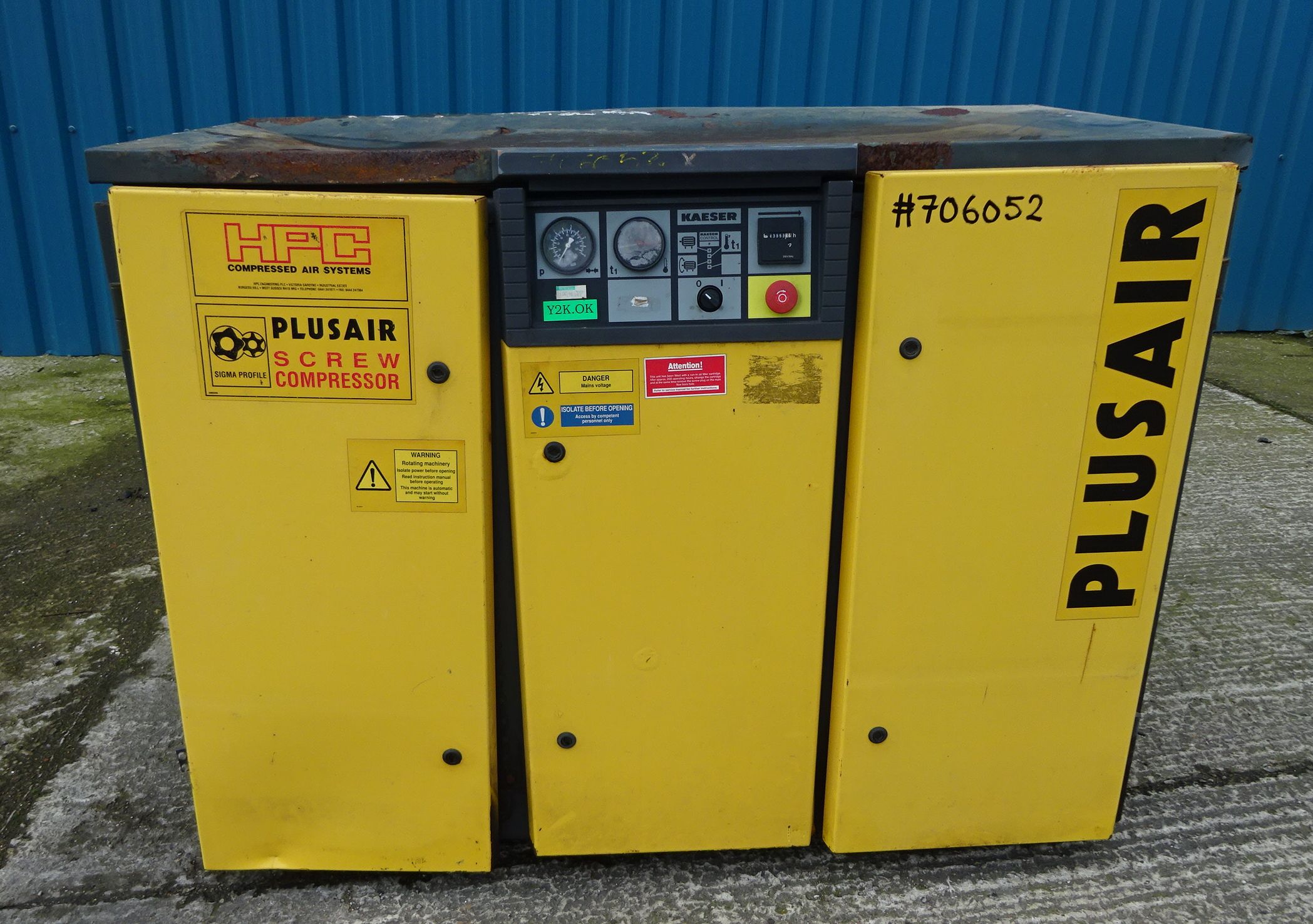  Rotary Compressor 209 m3/h (123 CFM)  For Sale - IPP# 706052