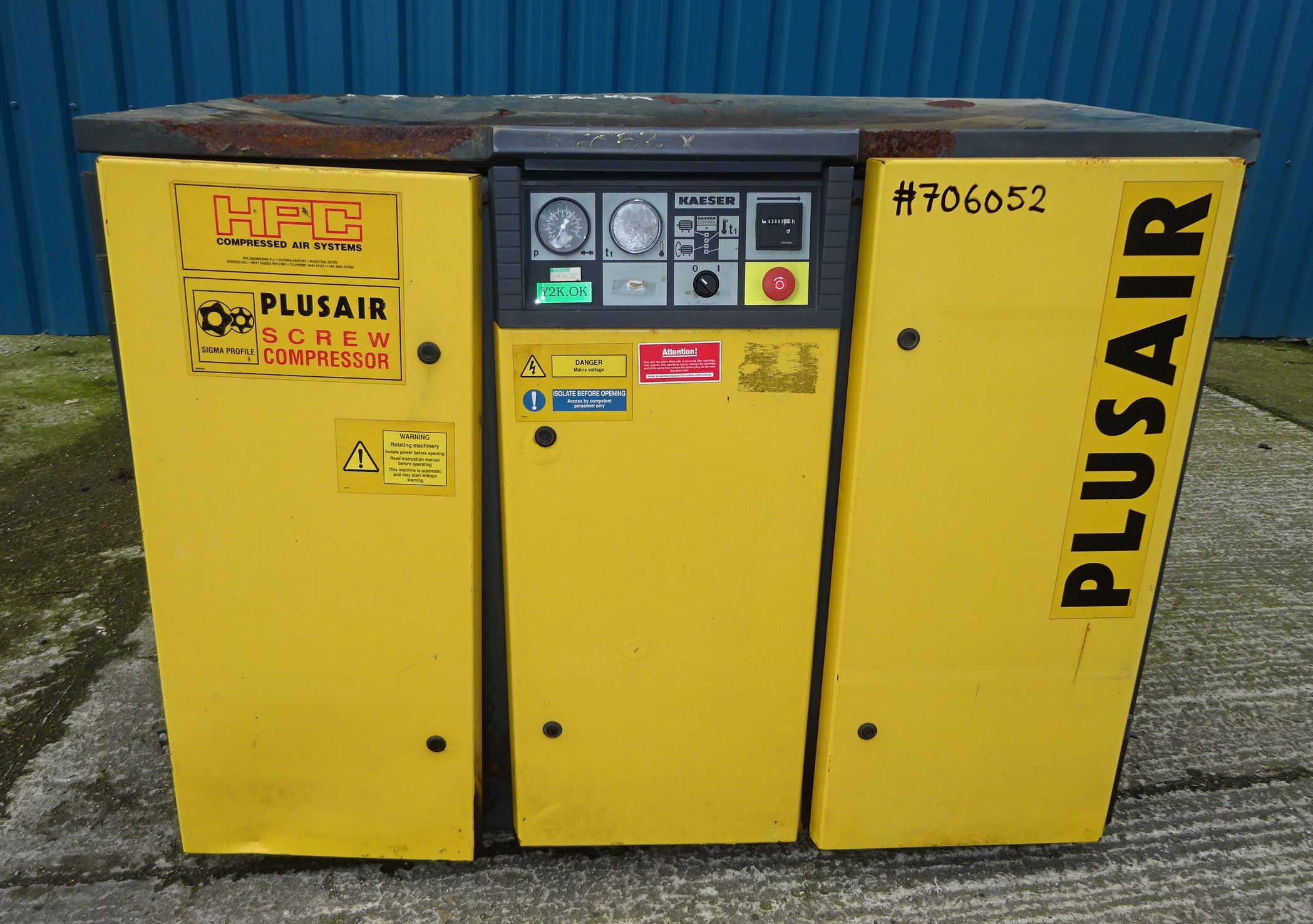  Rotary Compressor 209 m3/h (123 CFM)  For Sale - IPP# 706052
