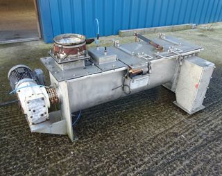 Stainless Steel Other Alpine (Hosokawa) HMC-60 Mixer-Ribbon & Paddle
