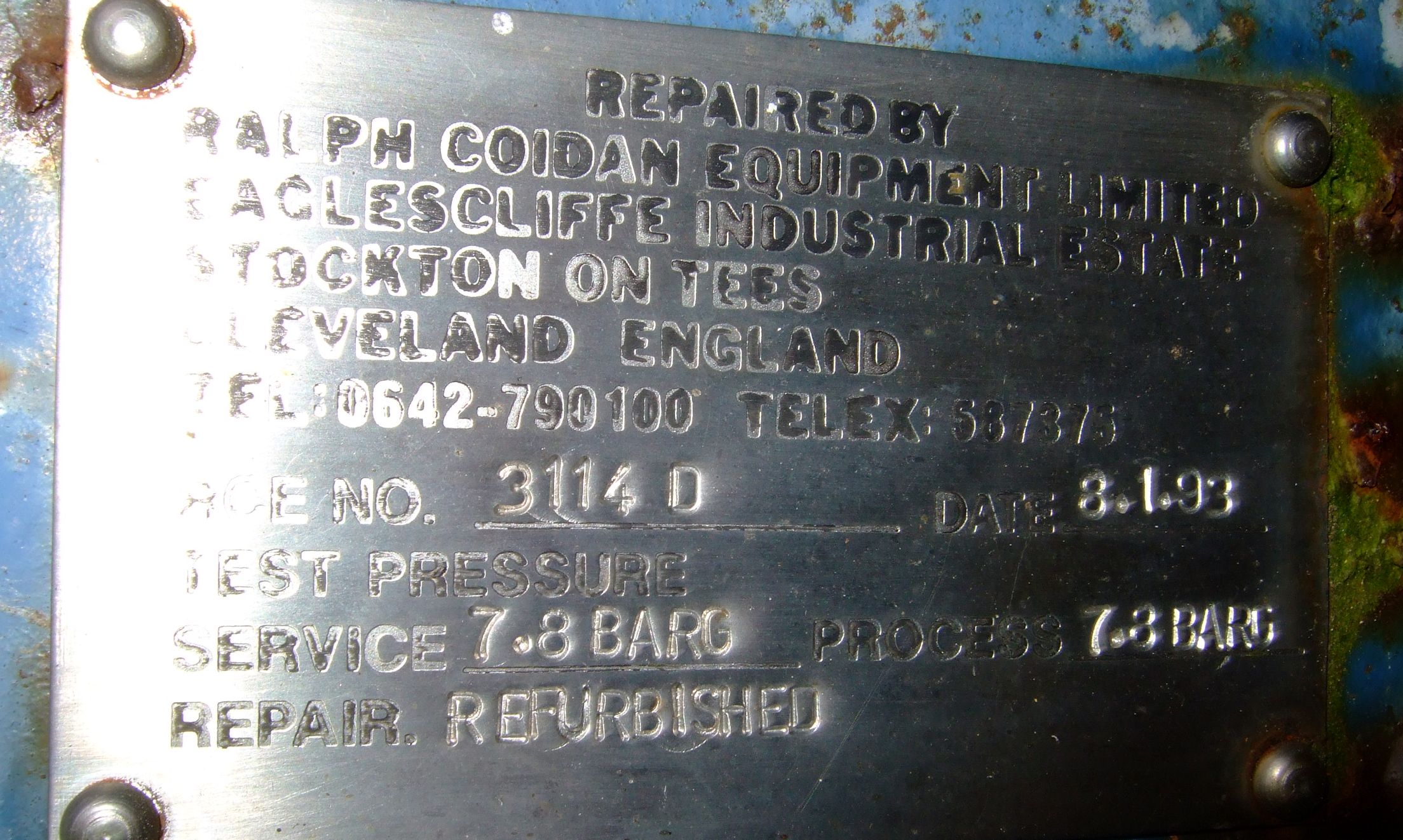 Unused Carbon Steel Block Heat Exchanger  For Sale - IPP# 706274