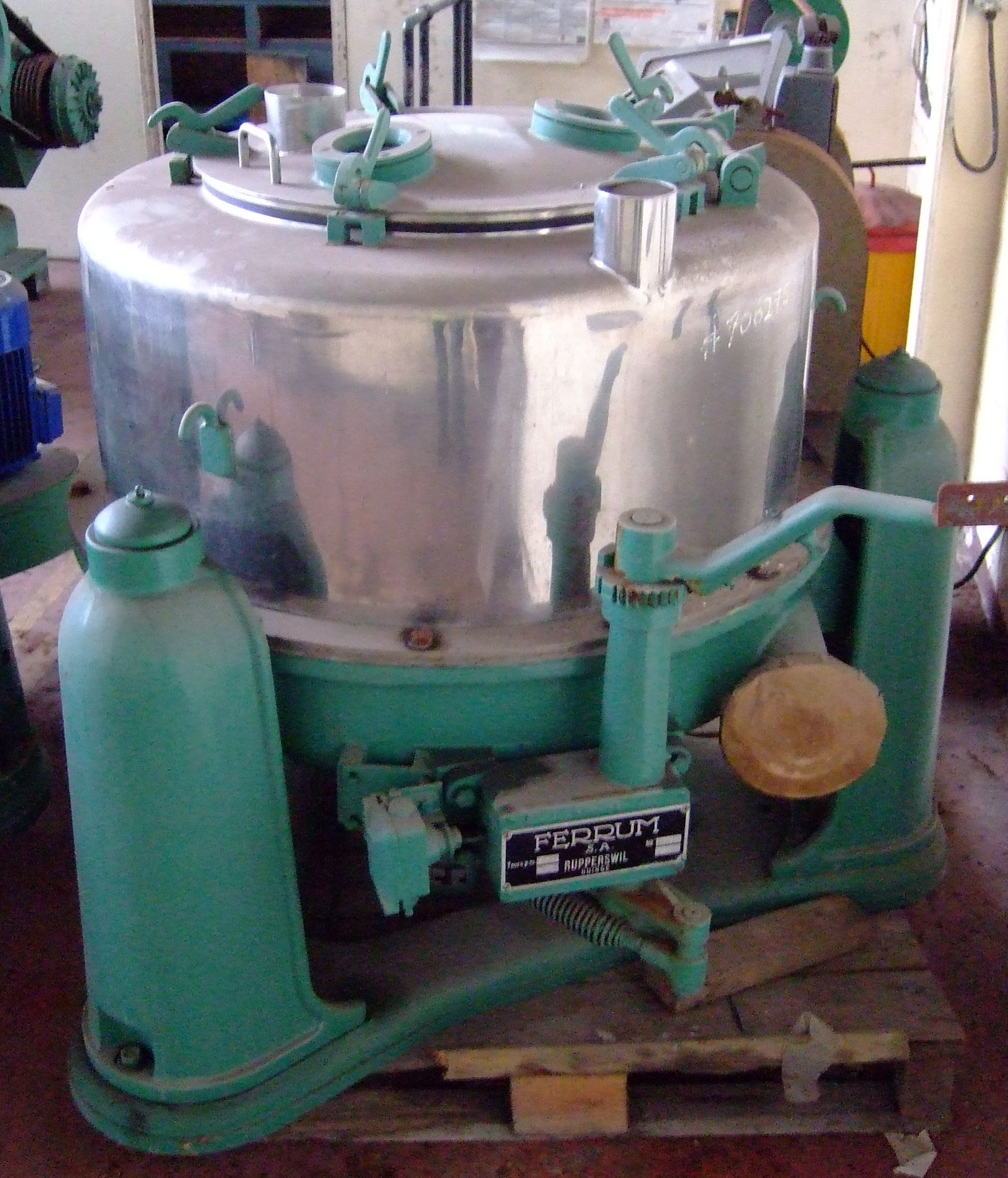 Stainless Steel 316 Ferrum J8P-S Manual Discharge-Top Centrifuge-Basket - IPP# 706275