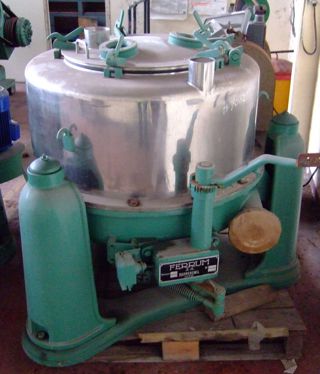 Stainless Steel 316 Ferrum J8P-S Manual Discharge-Top Centrifuge-Basket