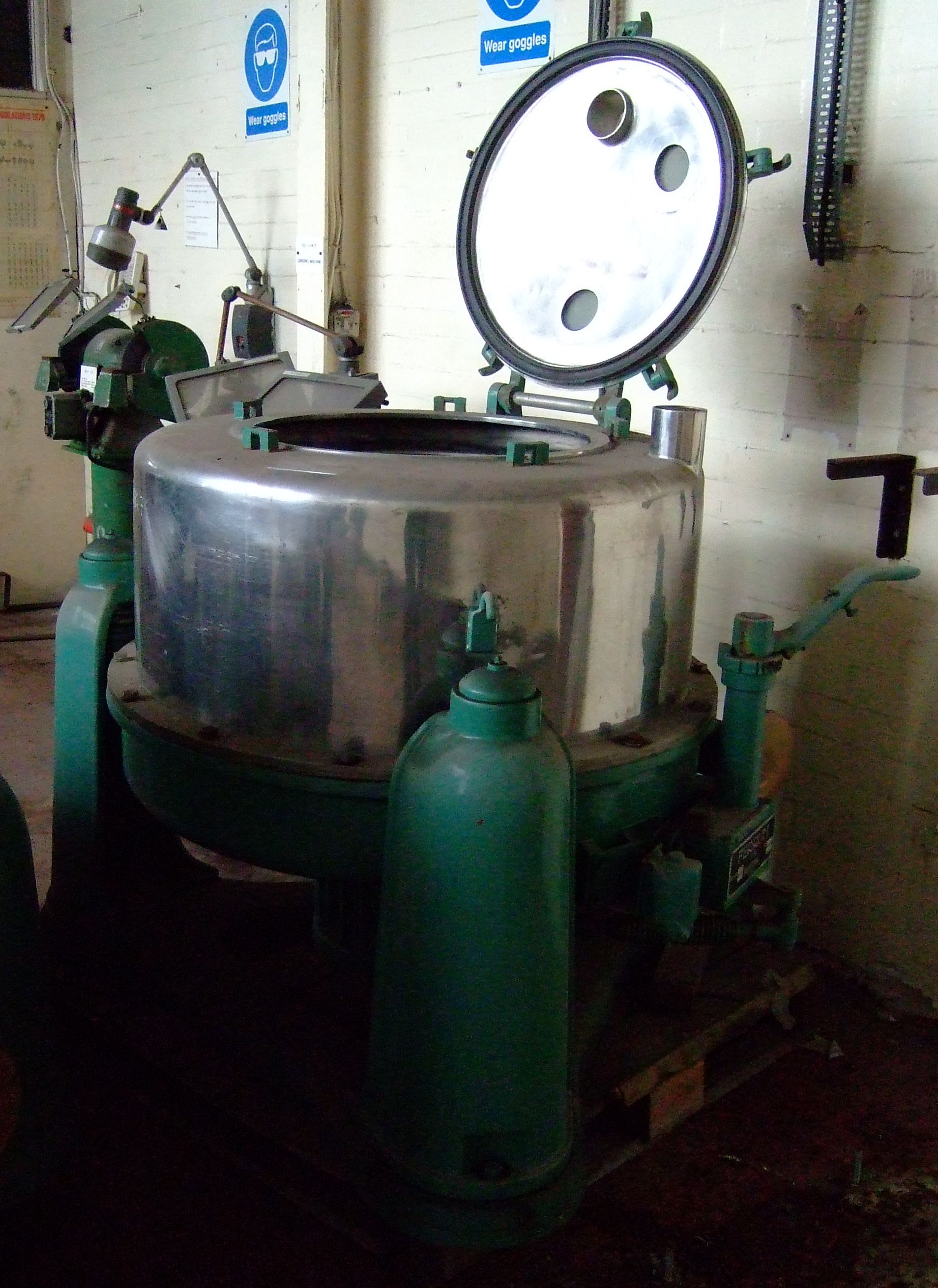 Stainless Steel 316 Ferrum J8P-S Manual Discharge-Top Centrifuge-Basket - IPP# 706275
