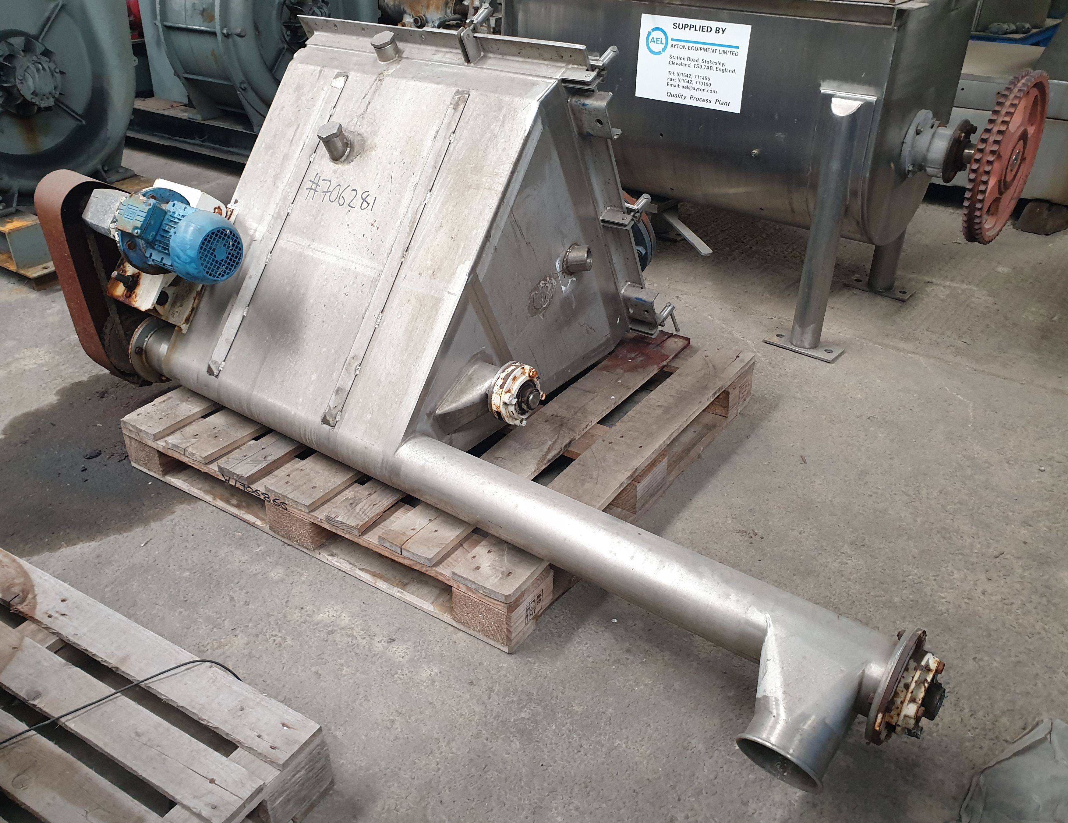 Stainless Steel 304  Screw Feeder - IPP# 706281