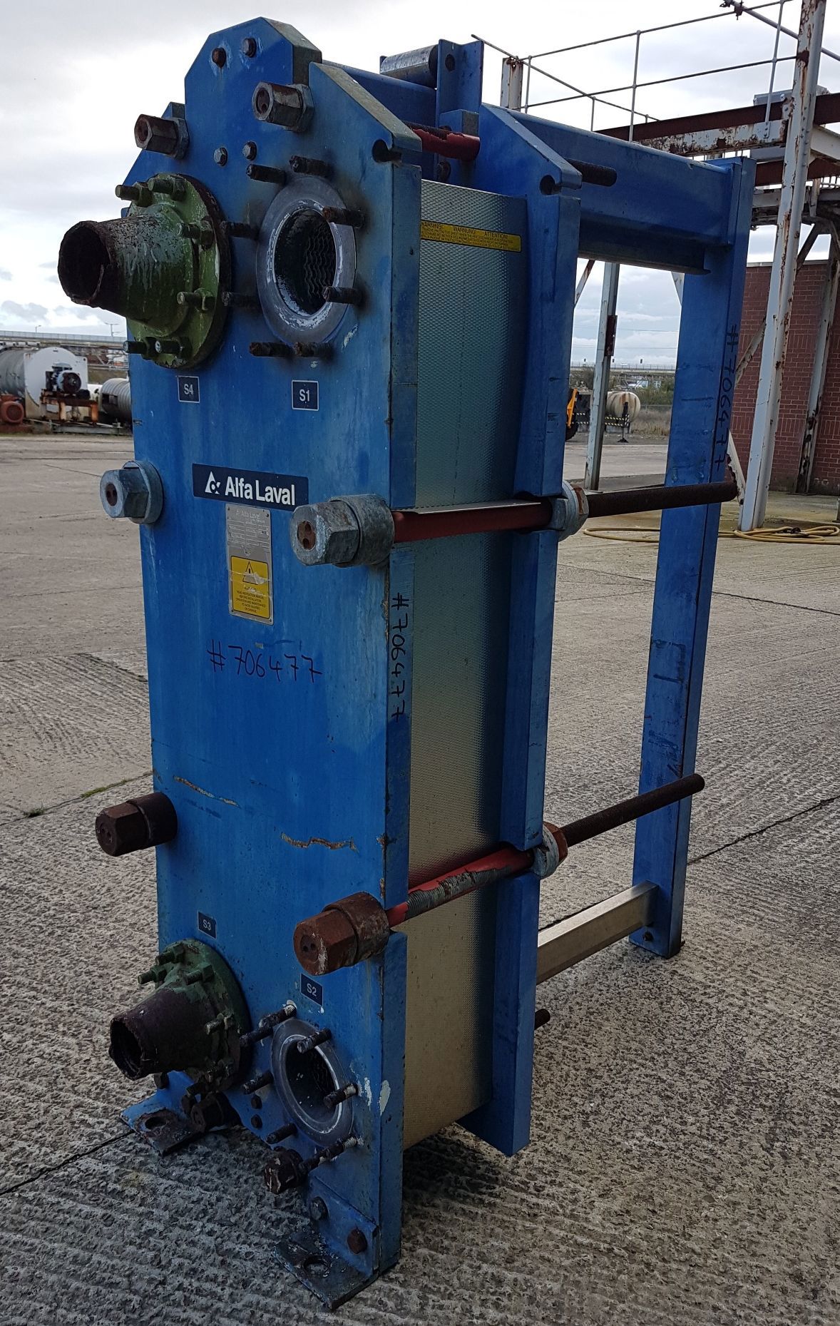  Plate and Frame Heat Exchanger 37.2 m² (400.4 ft²) Titanium For Sale - IPP# 706477