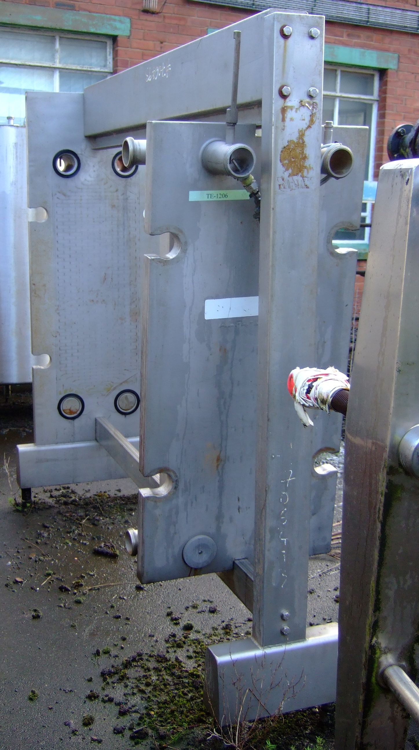  Stainless Steel 304 Plate and Frame Heat Exchanger 39.9 m² (429.5 ft²) For Sale - IPP# 706493