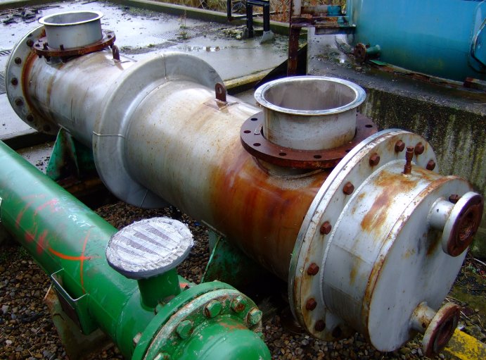  Stainless Steel 316 Shell and Tube Heat Exchanger 24 m² (258.3 ft²) For Sale - IPP# 706597