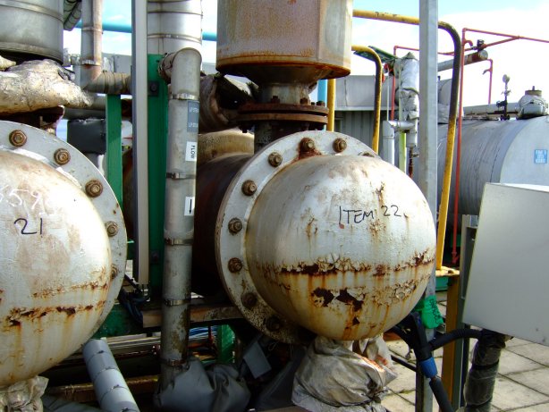  Stainless Steel 316 Shell and Tube Heat Exchanger 10.3 m² (110.9 ft²) For Sale - IPP# 706596
