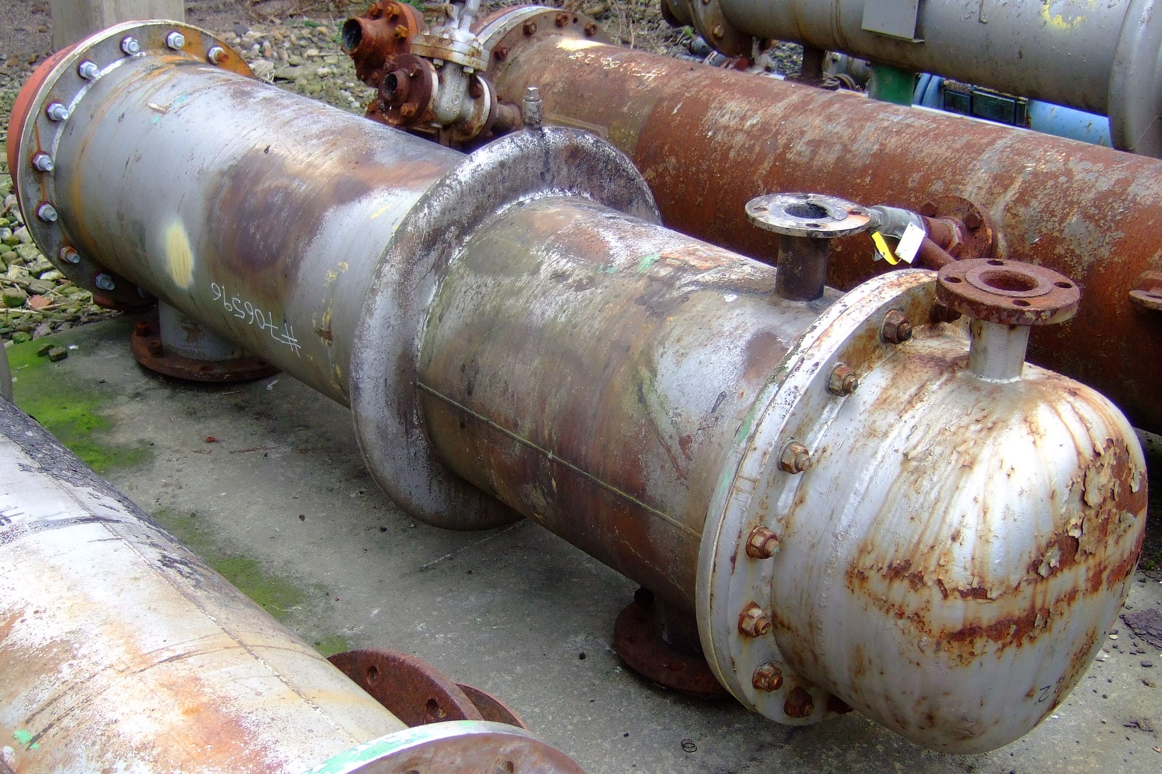  Stainless Steel 316 Shell and Tube Heat Exchanger 10.3 m² (110.9 ft²) For Sale - IPP# 706596