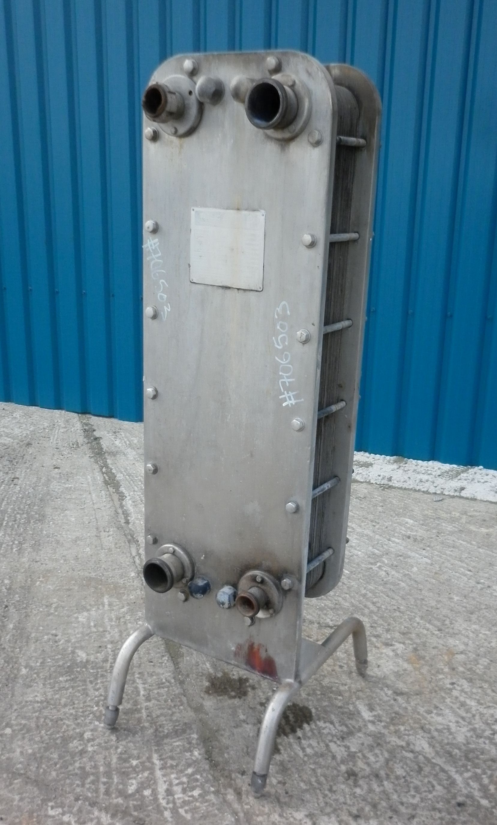  Plate and Frame Heat Exchanger 11.1 m² (119.5 ft²) Stainless Steel 304 For Sale - IPP# 706503
