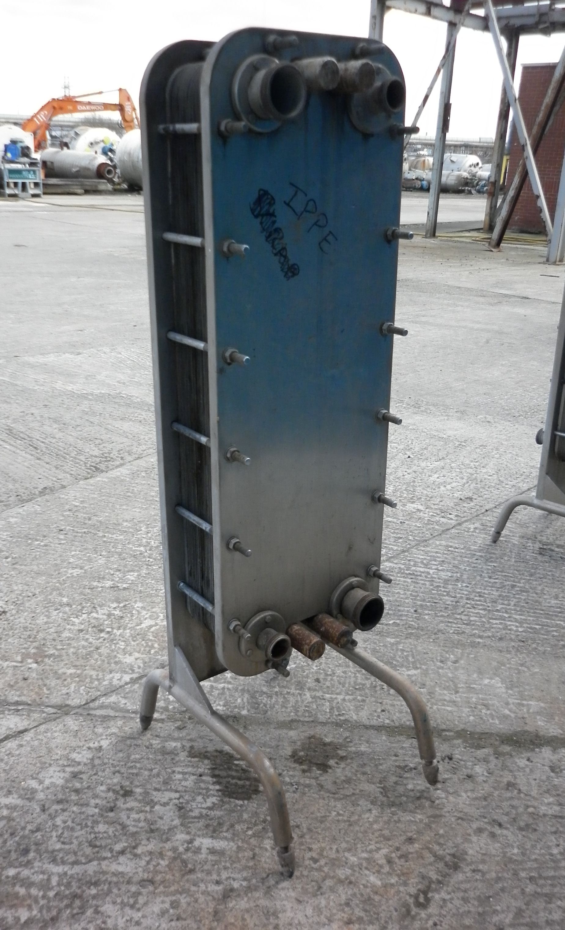  Plate and Frame Heat Exchanger 11.1 m² (119.5 ft²) Stainless Steel 304 For Sale - IPP# 706503