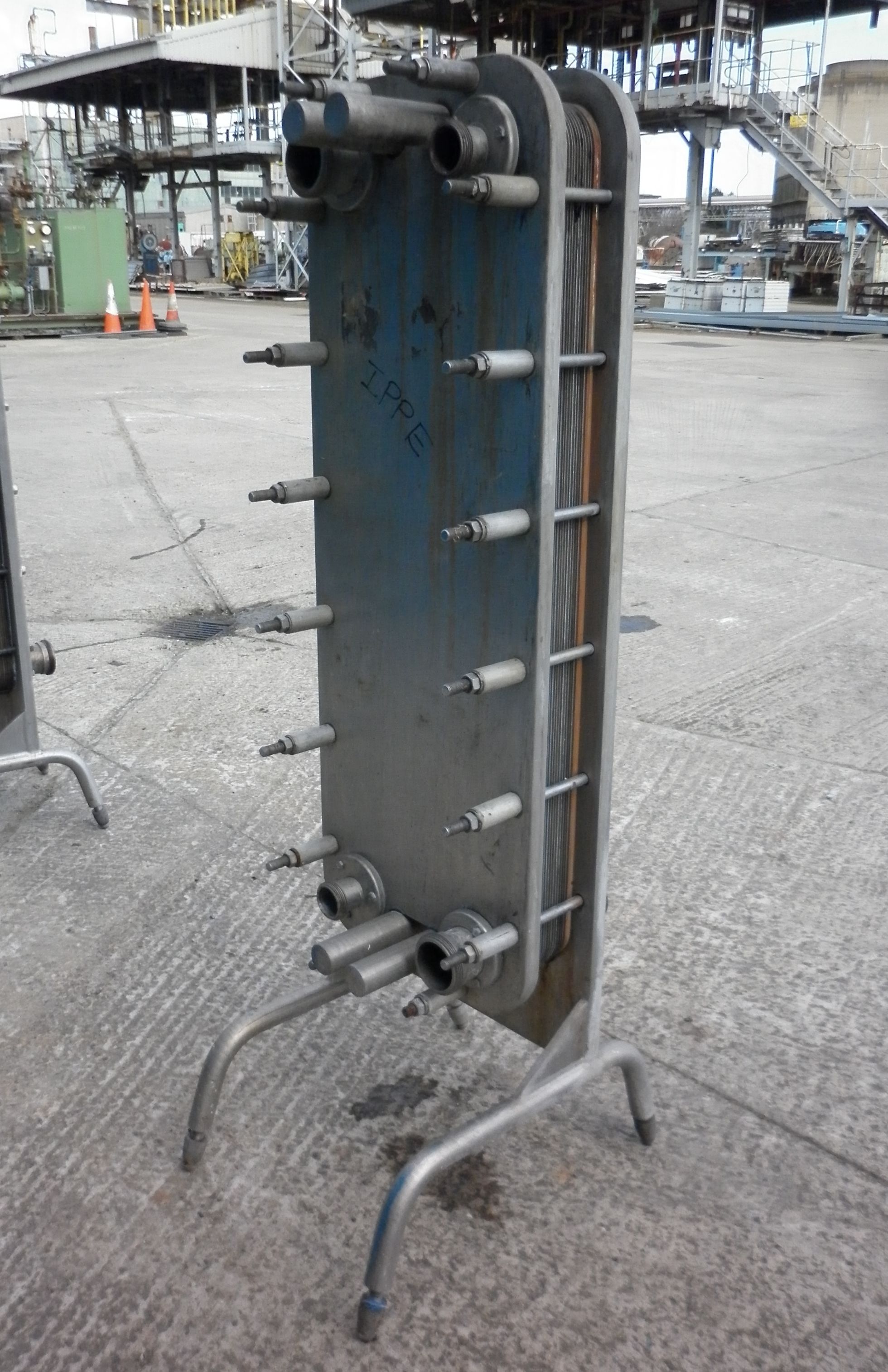  Plate and Frame Heat Exchanger 7 m² (75.3 ft²) Stainless Steel 304 For Sale - IPP# 706502