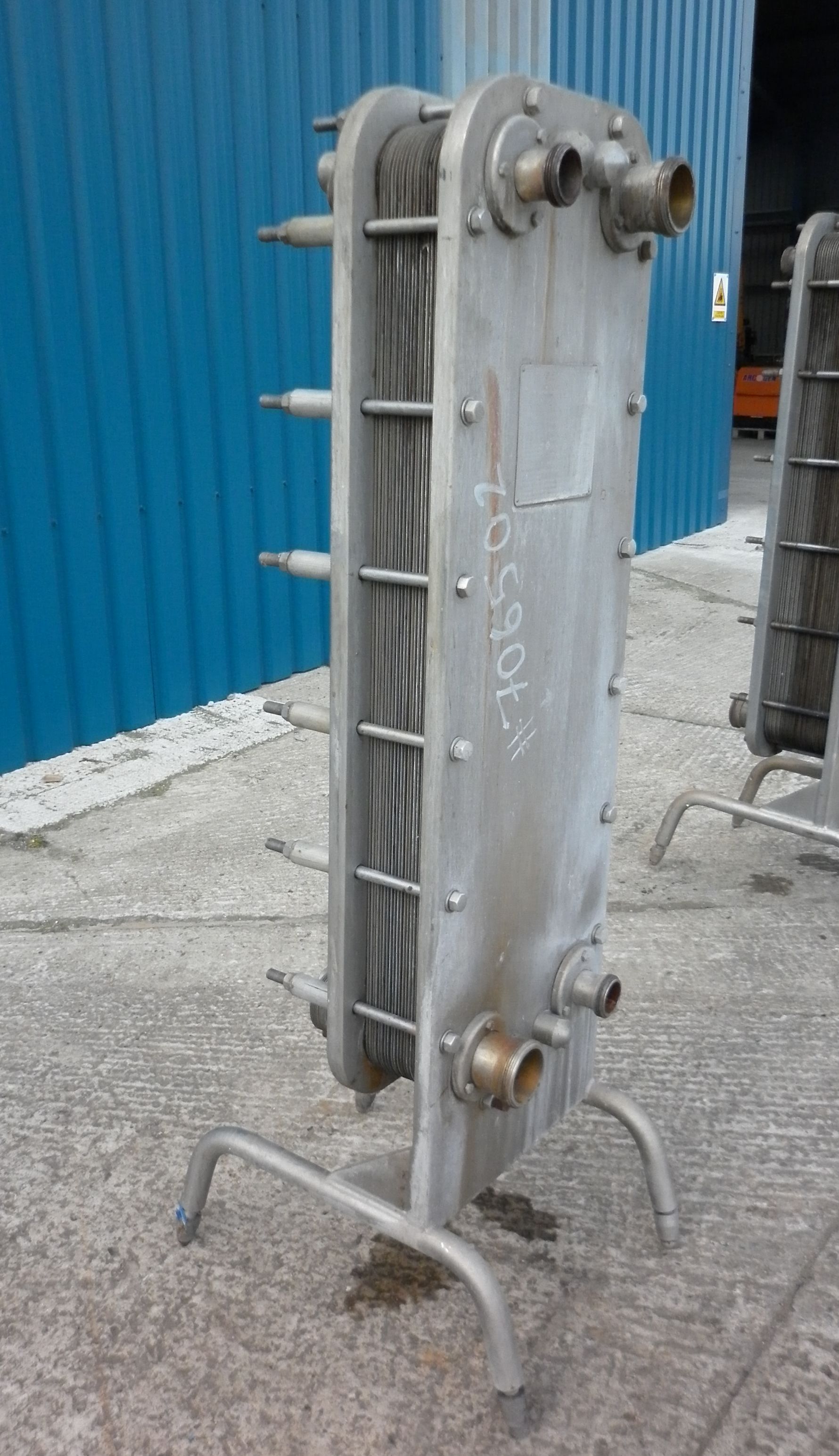  Plate and Frame Heat Exchanger 7 m² (75.3 ft²) Stainless Steel 304 For Sale - IPP# 706502