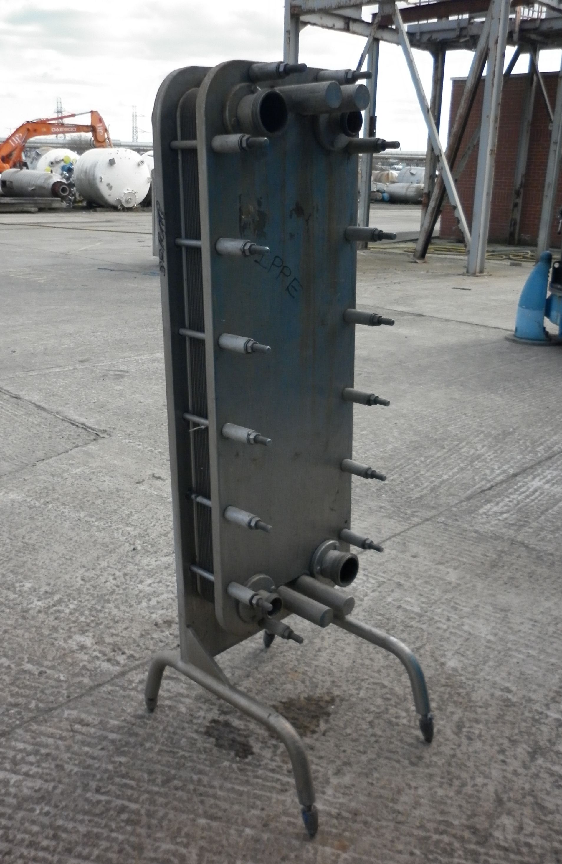  Plate and Frame Heat Exchanger 7 m² (75.3 ft²) Stainless Steel 304 For Sale - IPP# 706502