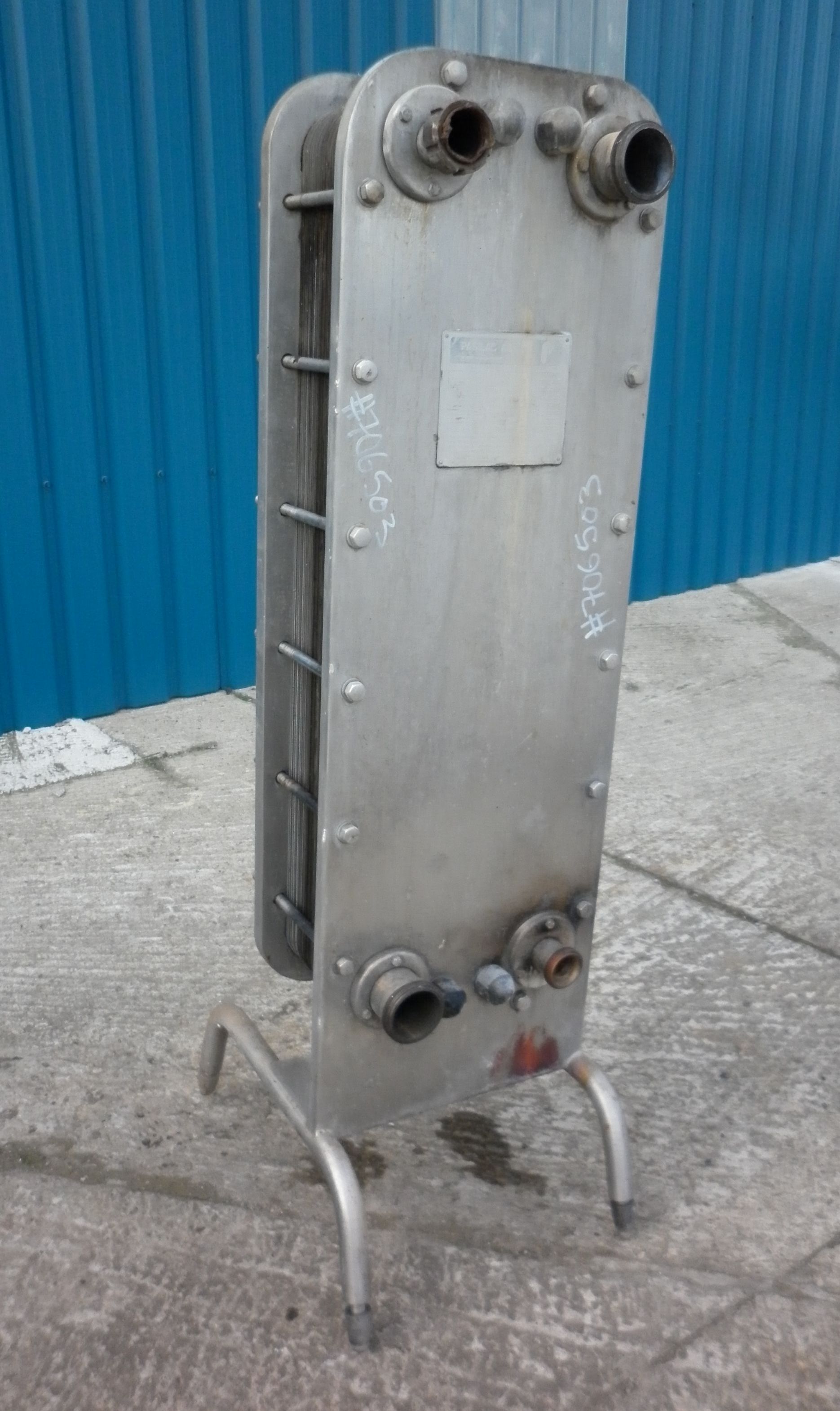  Plate and Frame Heat Exchanger 11.1 m² (119.5 ft²) Stainless Steel 304 For Sale - IPP# 706503
